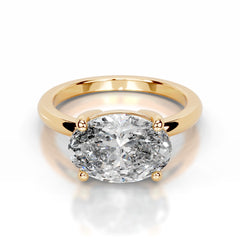 Miriam Lab Grown Diamond Ring - 18K Yellow Gold