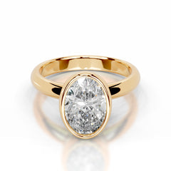Kaylee Lab Grown Diamond Ring - 18K Yellow Gold