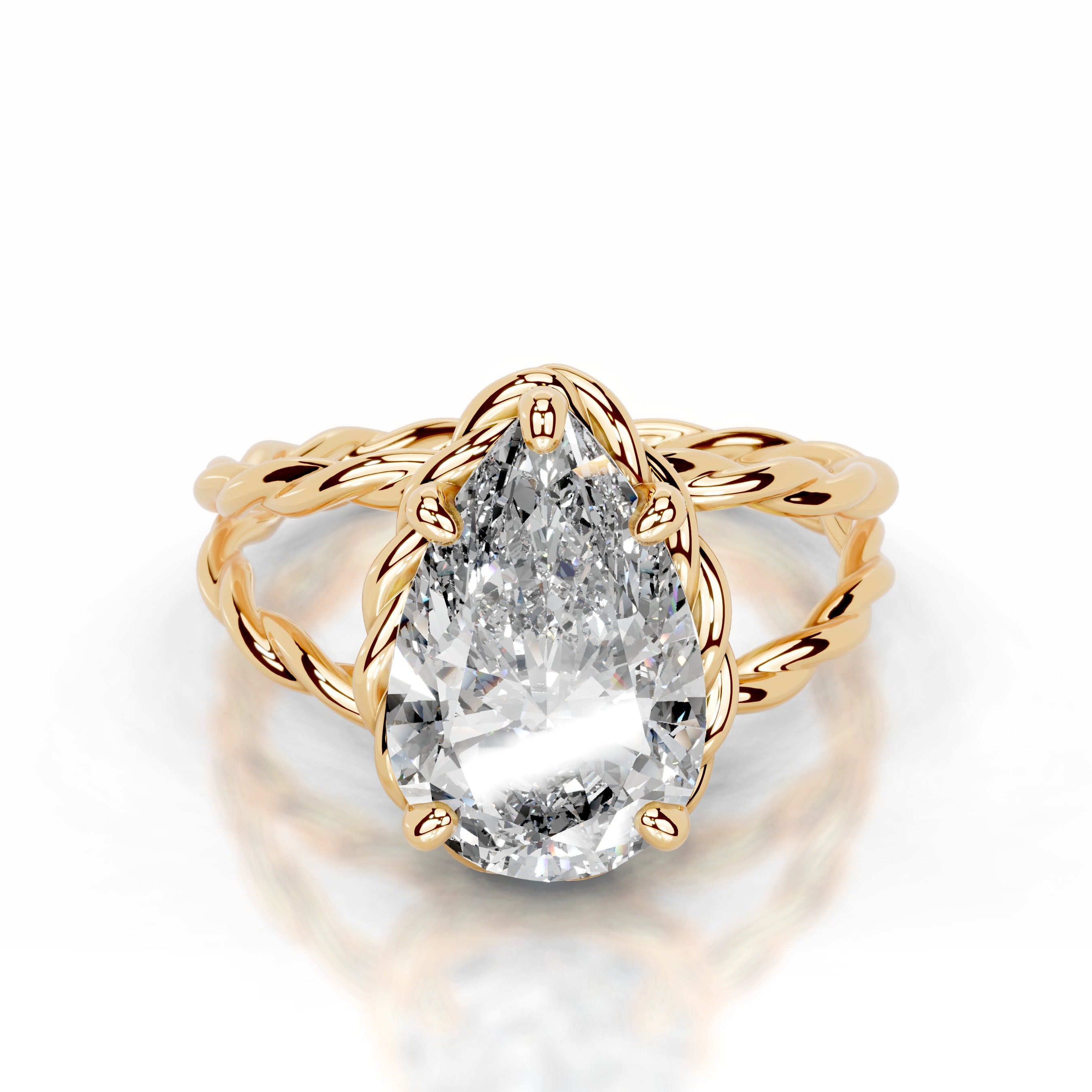 Yul Lab Grown Diamond Ring - 18K Yellow Gold