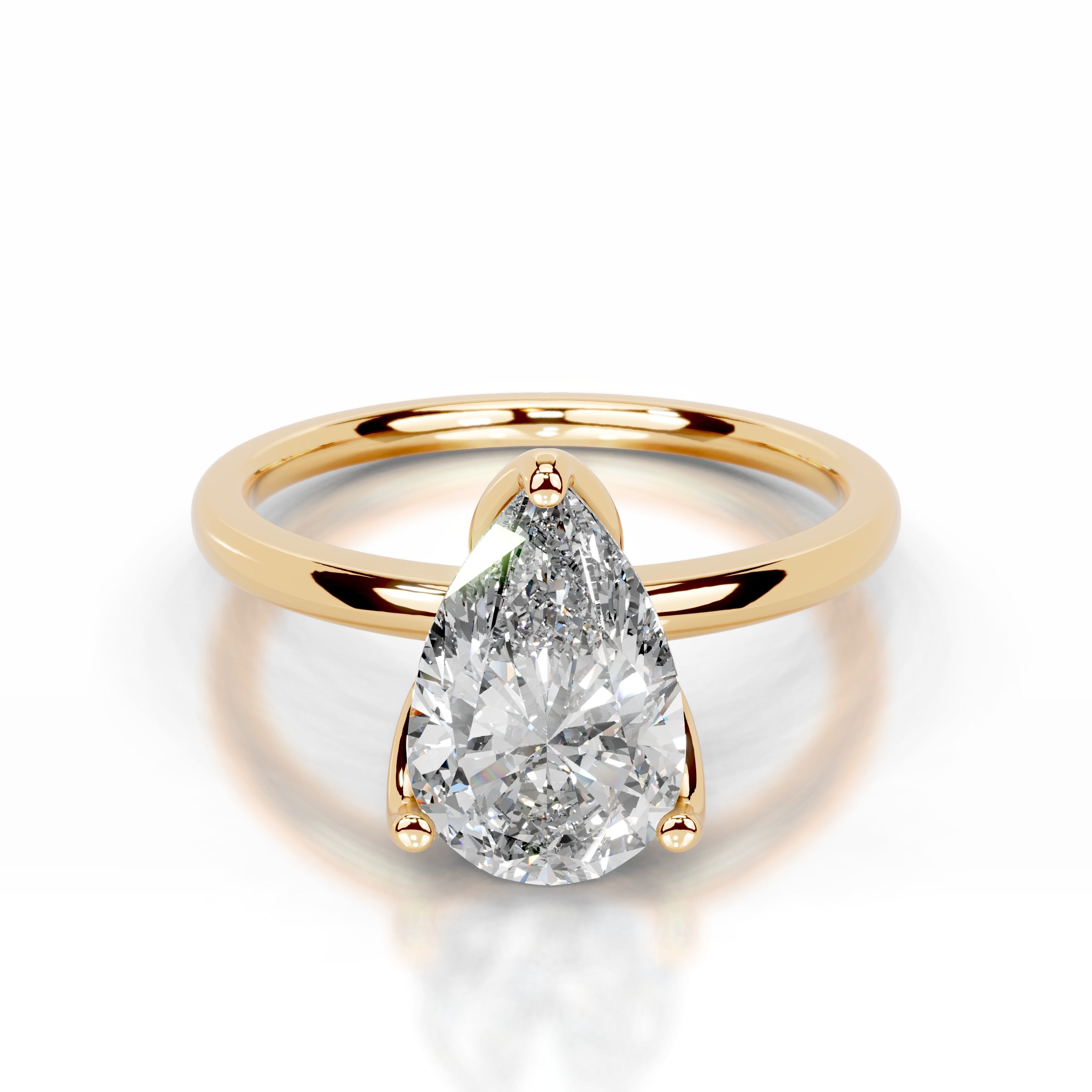 Phoenix Lab Grown Diamond Ring - 18K Yellow Gold