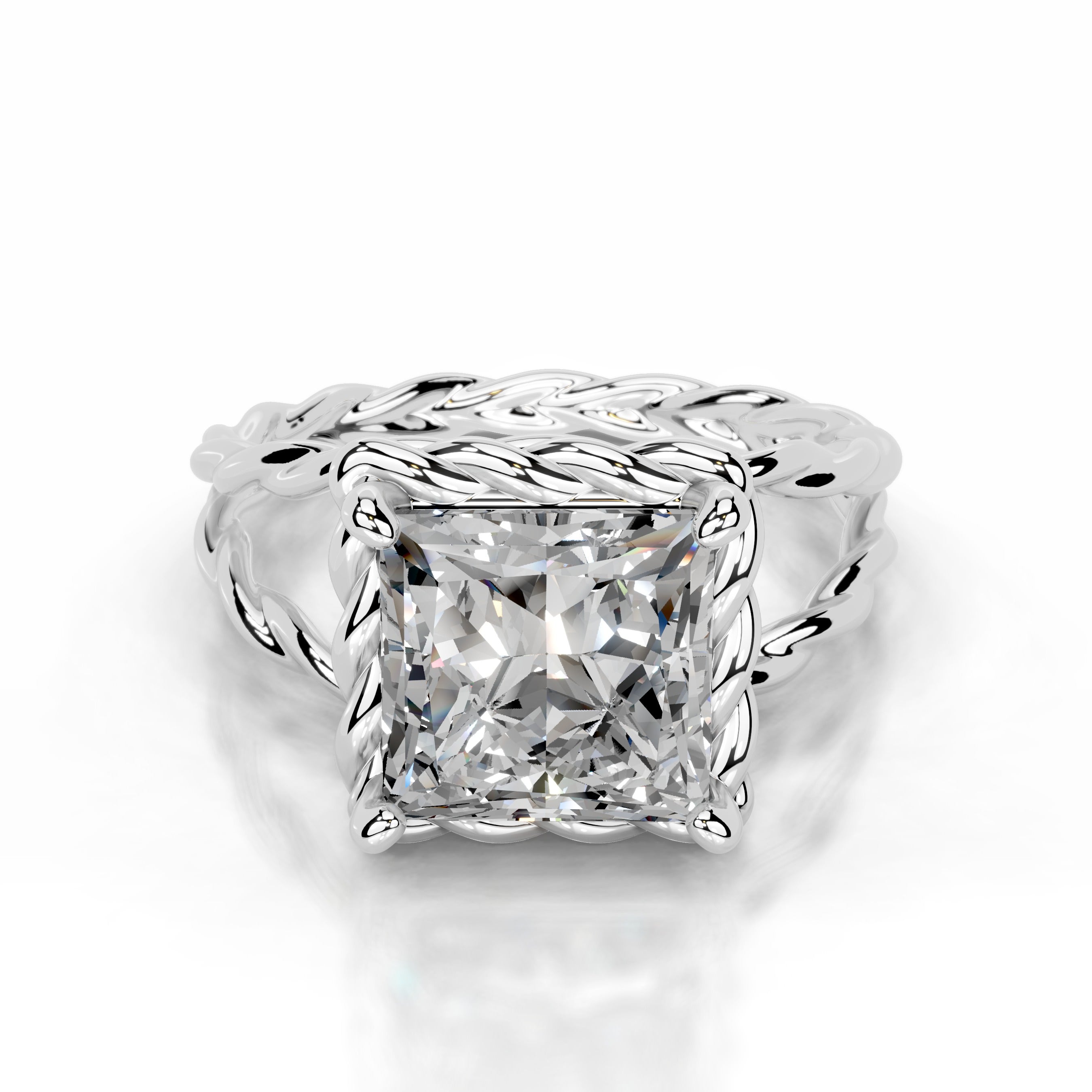 Yul Lab Grown Diamond Ring - 18K White Gold