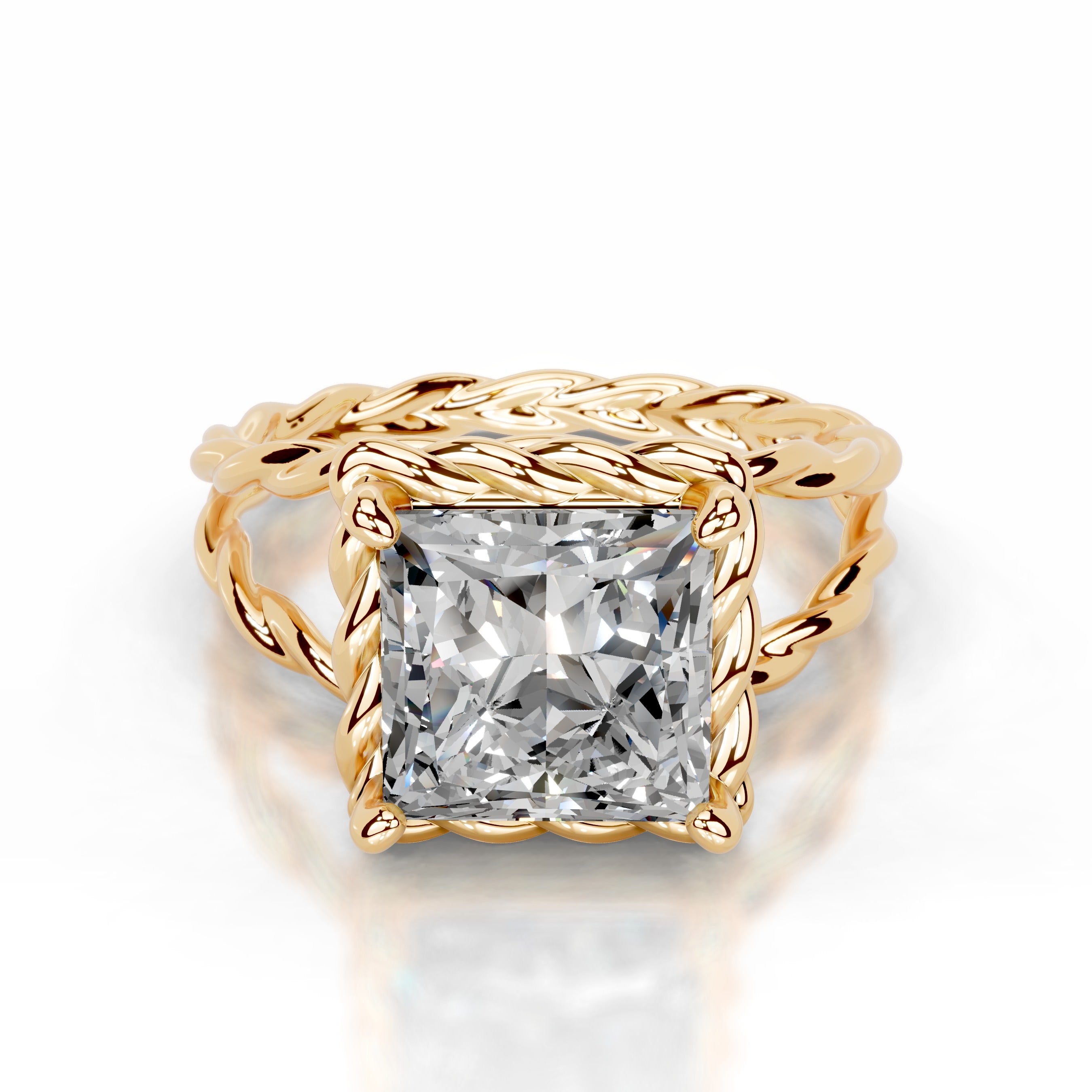 Yul Lab Grown Diamond Ring - 18K Yellow Gold