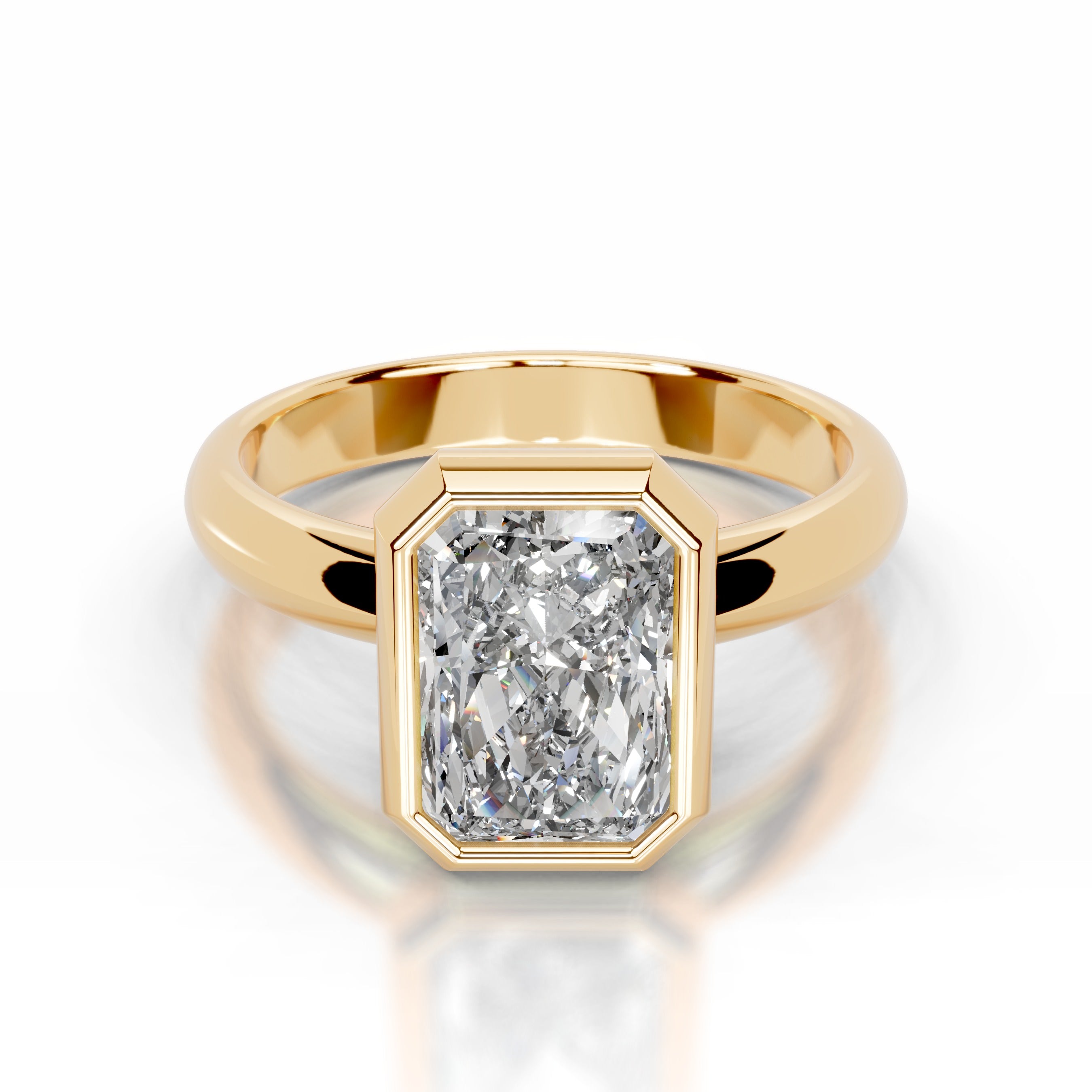 Kaylee Lab Grown Diamond Ring - 18K Yellow Gold