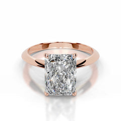 Evie Lab Grown Diamond Ring Elongated Radiant - 14K Rose Gold