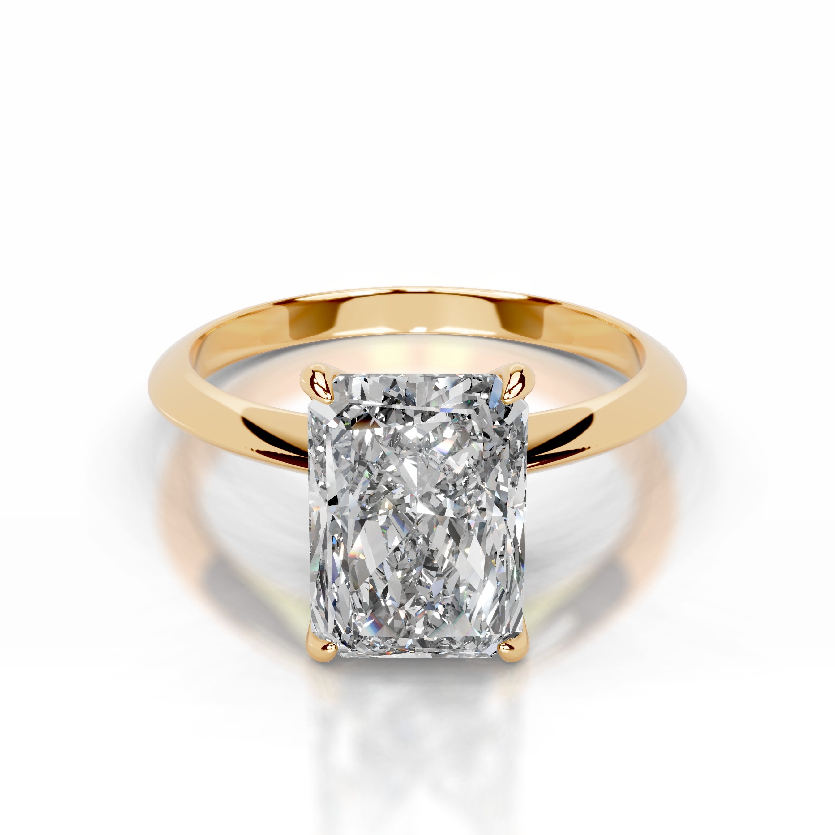 Evie Lab Grown Diamond Ring - 18K Yellow Gold