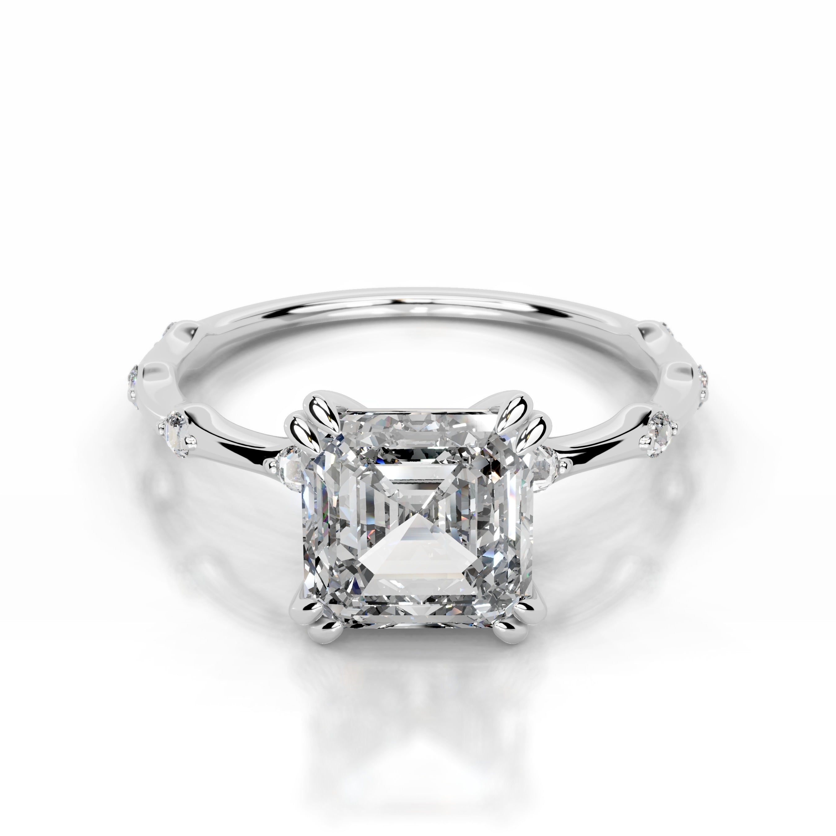 Wilma Lab Grown Diamond Ring - 14K White Gold