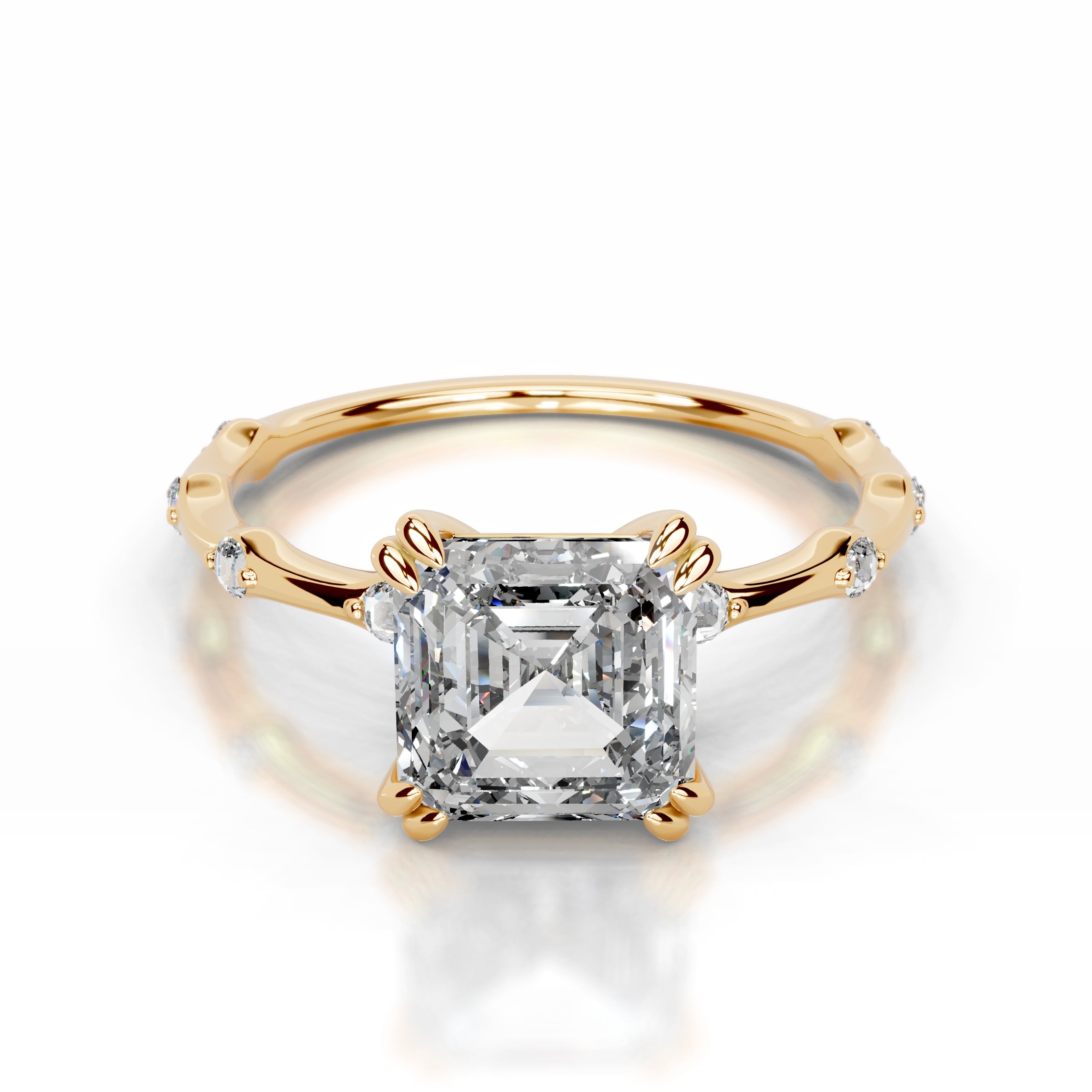 Wilma Lab Grown Diamond Ring - 18K Yellow Gold