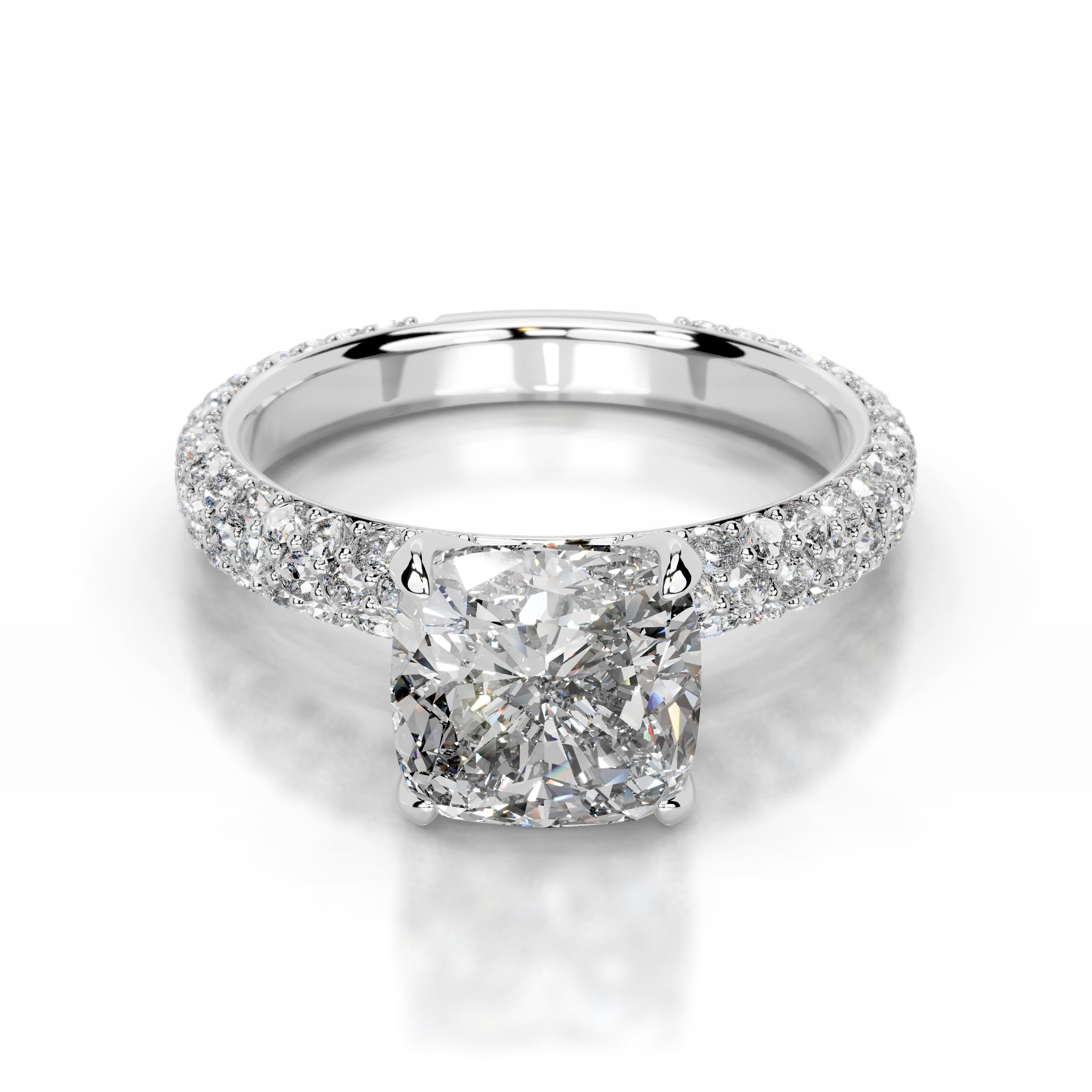 Charlotte Lab Grown Diamond Ring - 18K White Gold