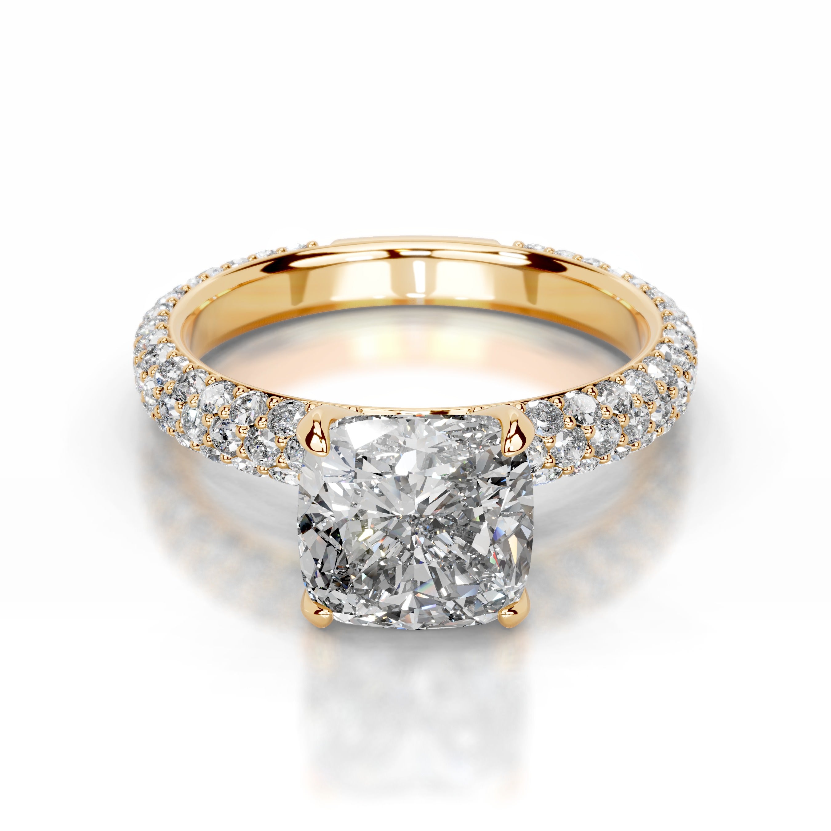 Charlotte Lab Grown Diamond Ring - 18K Yellow Gold