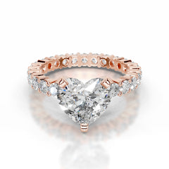 Jenna Lab Grown Diamond Ring - 14K Rose Gold