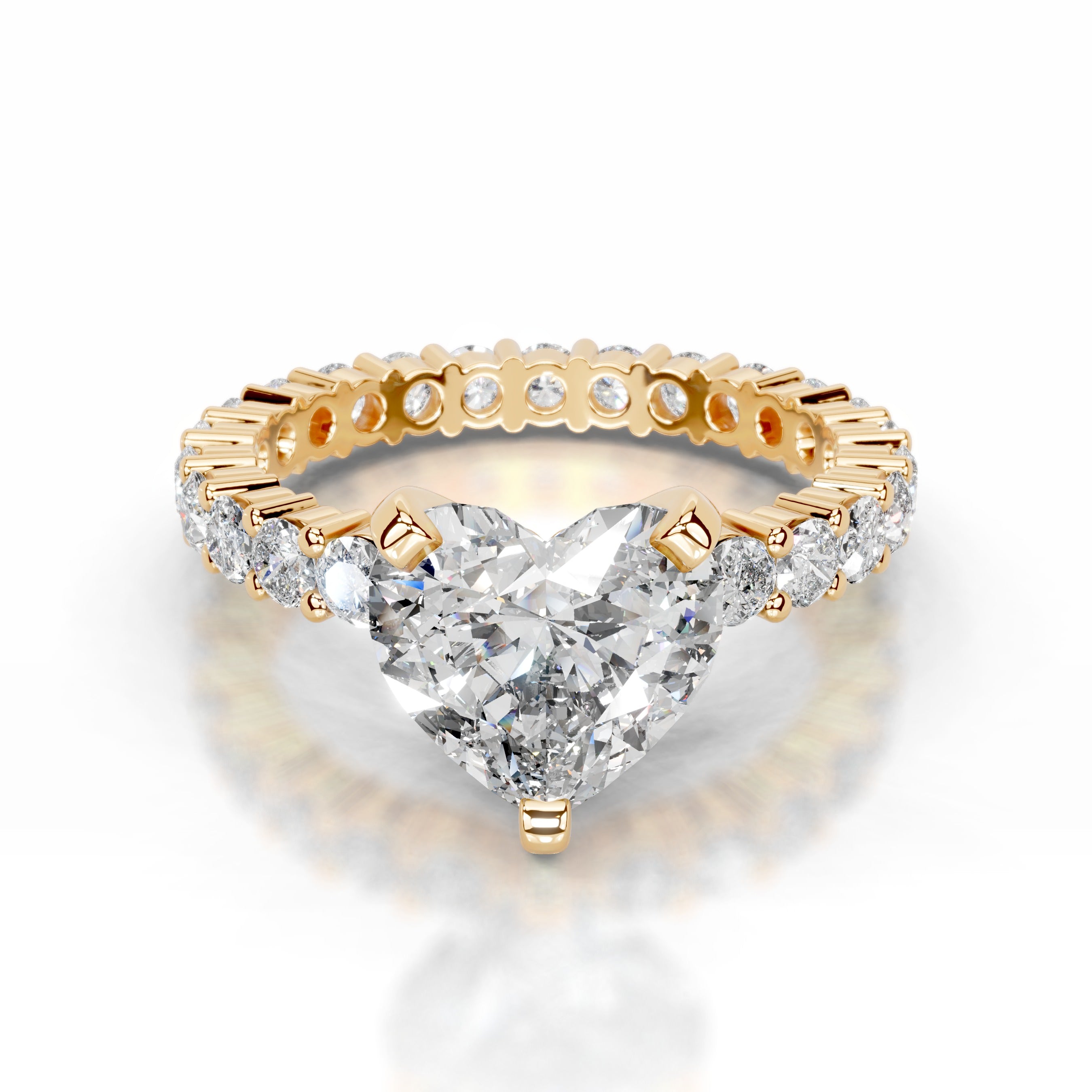 Jenna Lab Grown Diamond Ring - 18K Yellow Gold