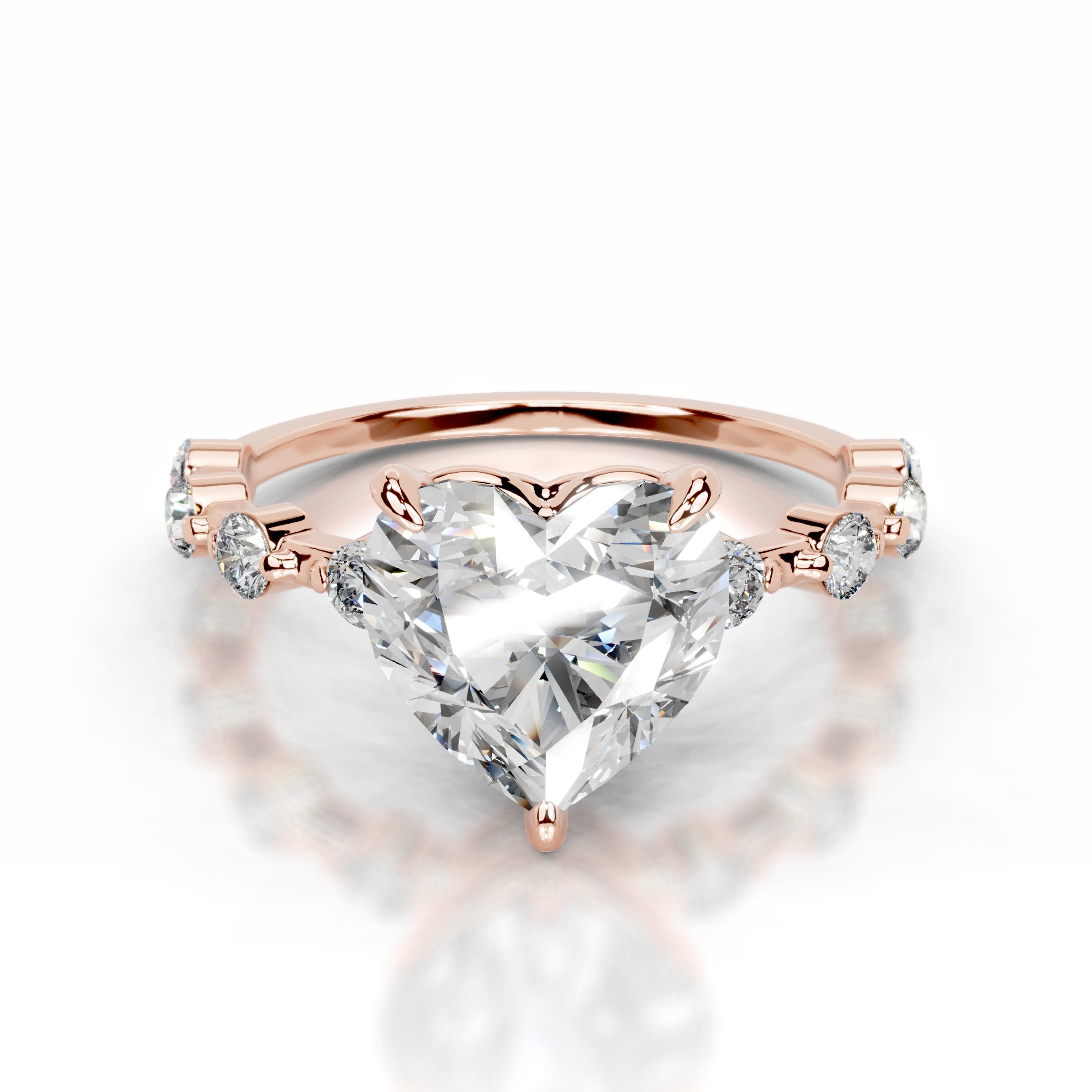 Bell Lab Grown Diamond Ring - 14K Rose Gold