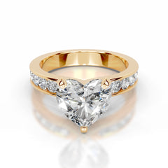 Giselle Lab Grown Diamond Ring - 18K Yellow Gold