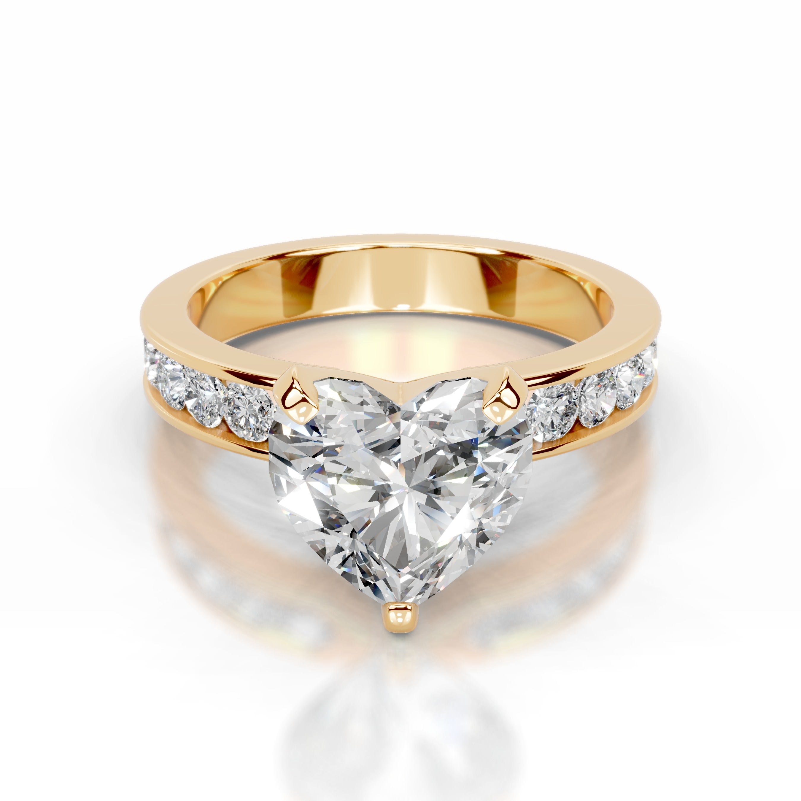 Giselle Lab Grown Diamond Ring - 18K Yellow Gold