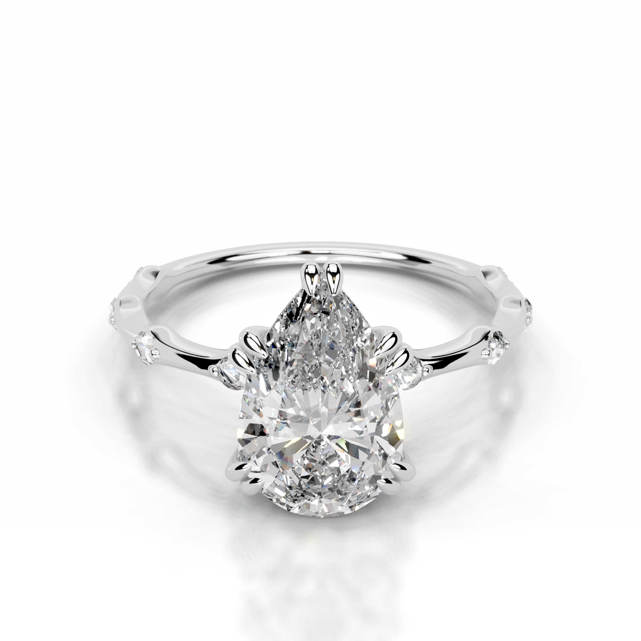 Wilma Lab Grown Diamond Ring - 14K White Gold