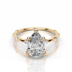 Wilma Lab Grown Diamond Ring - 18K Yellow Gold
