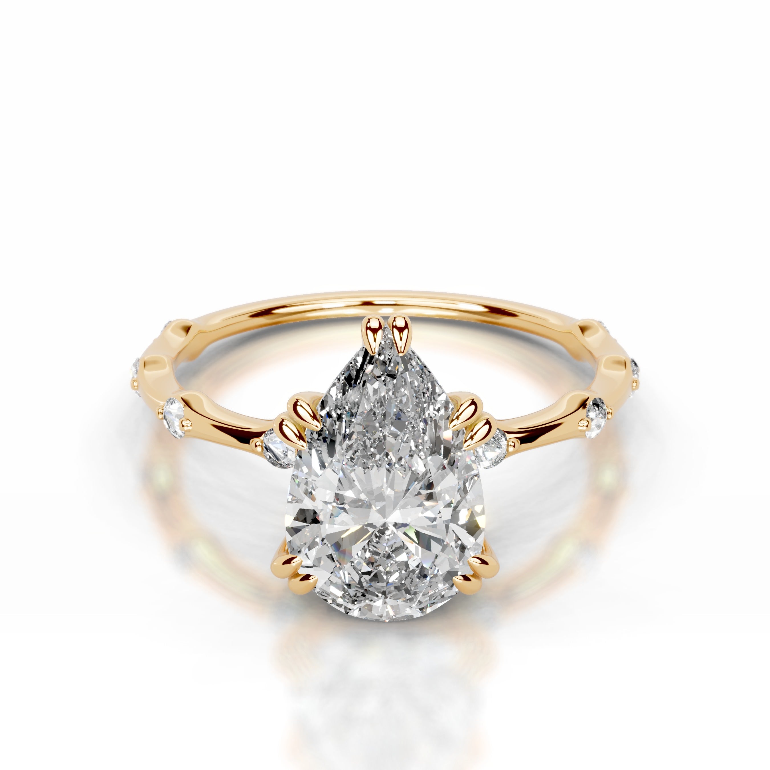 Wilma Lab Grown Diamond Ring - 18K Yellow Gold