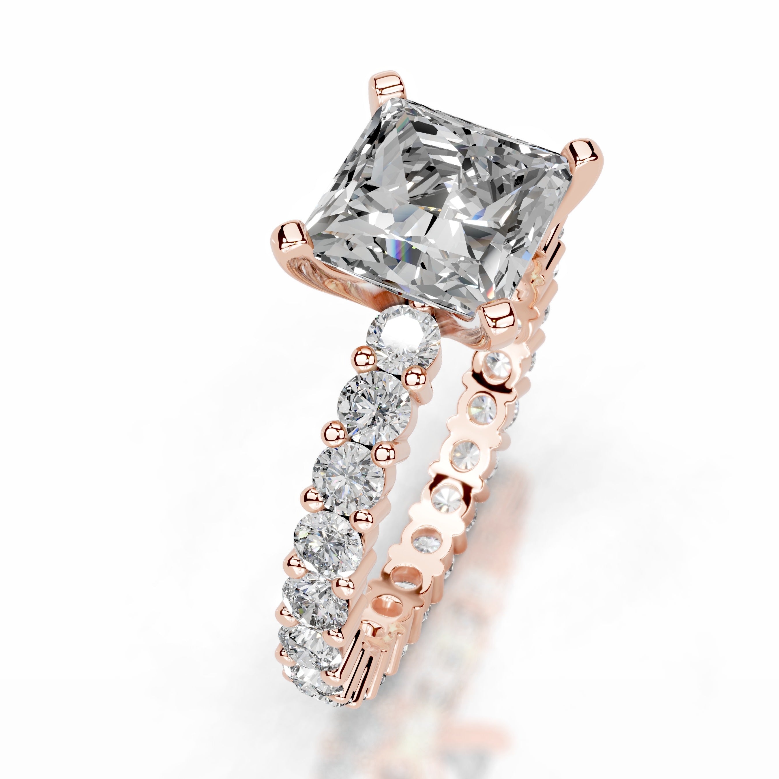 Jenna Lab Grown Diamond Ring - 14K Rose Gold