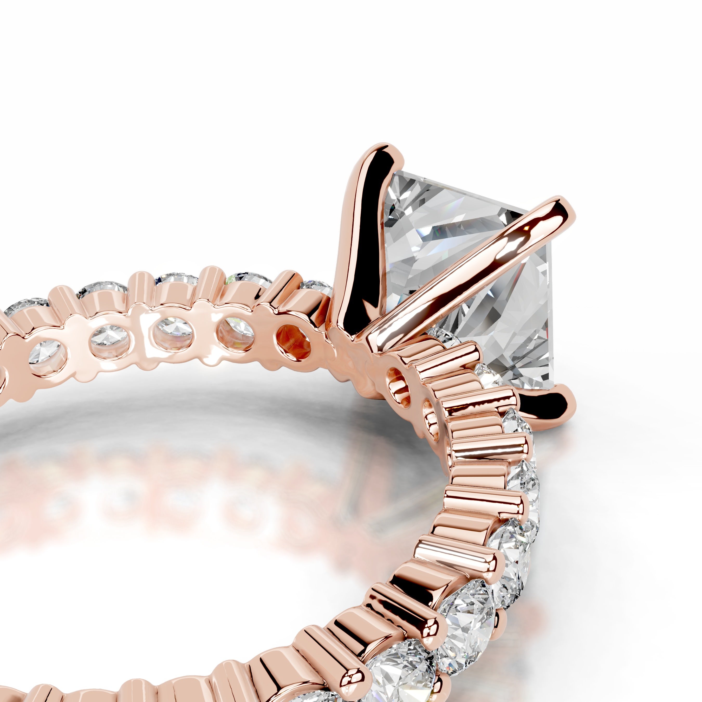 Jenna Lab Grown Diamond Ring - 14K Rose Gold