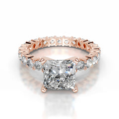 Jenna Lab Grown Diamond Ring - 14K Rose Gold