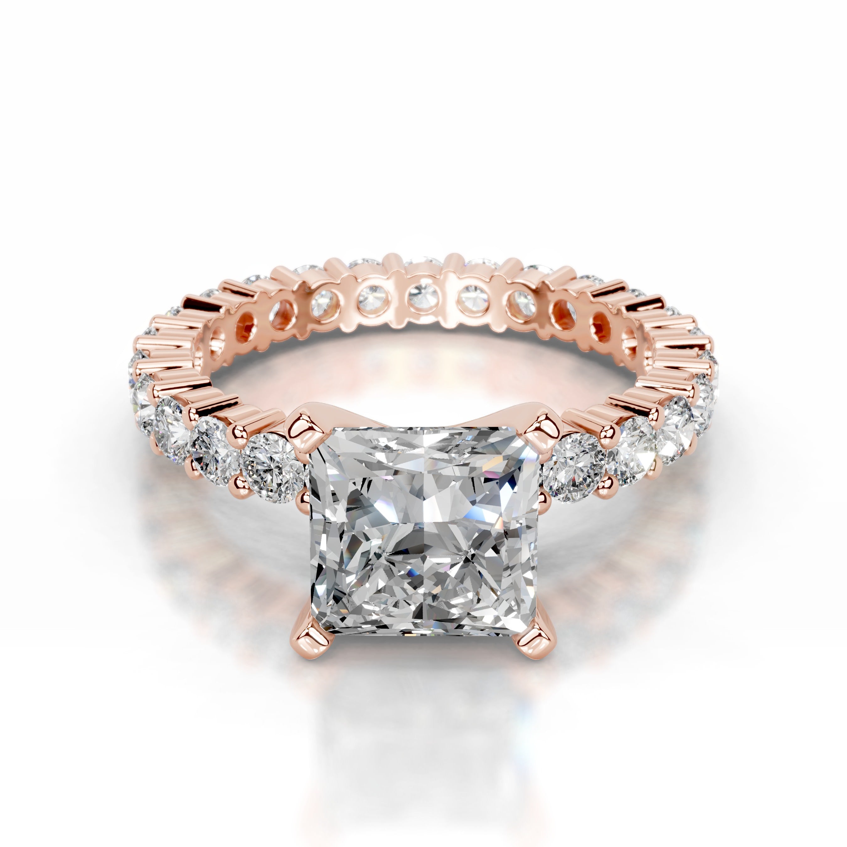 Jenna Lab Grown Diamond Ring - 14K Rose Gold