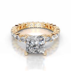Jenna Lab Grown Diamond Ring - 18K Yellow Gold