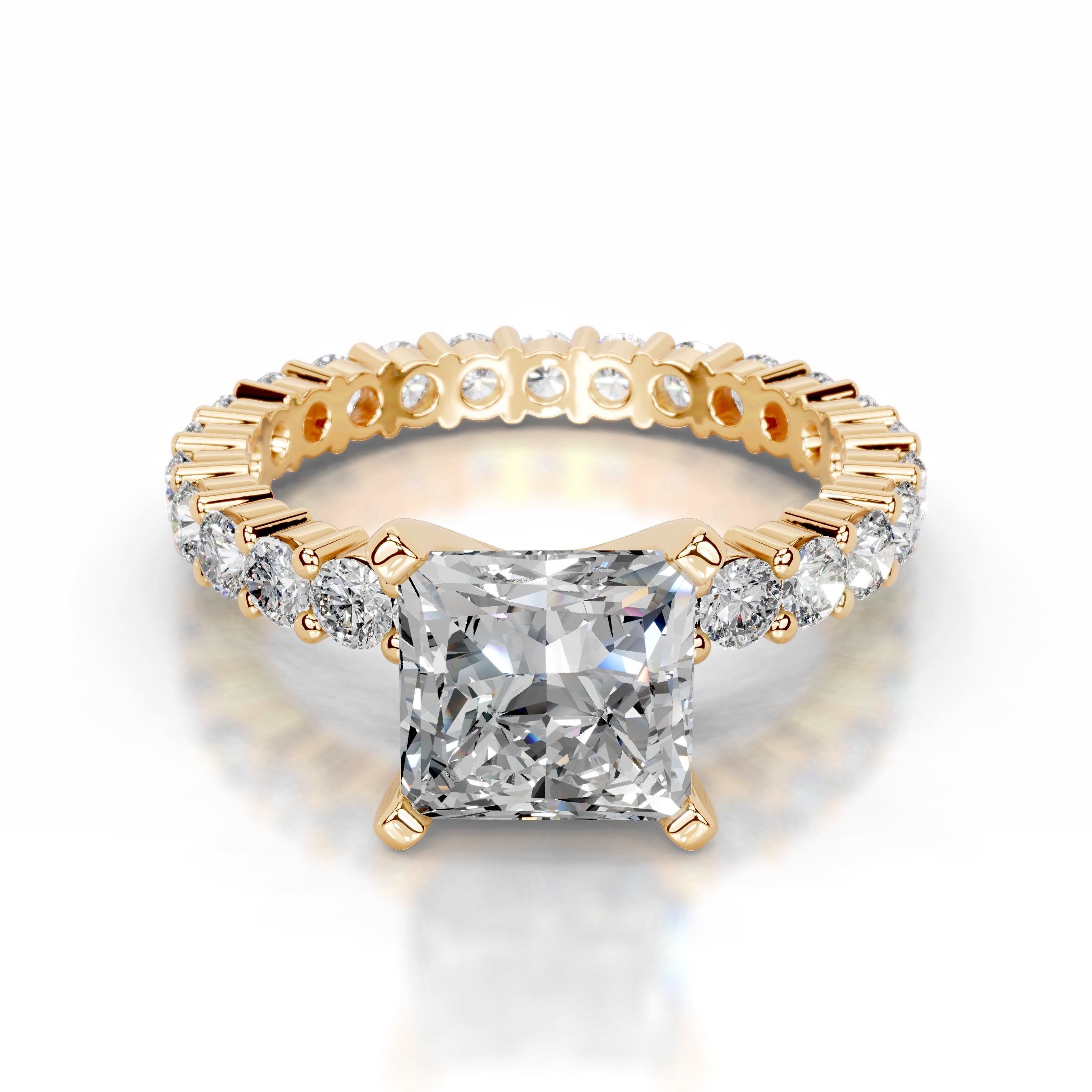 Jenna Lab Grown Diamond Ring - 18K Yellow Gold