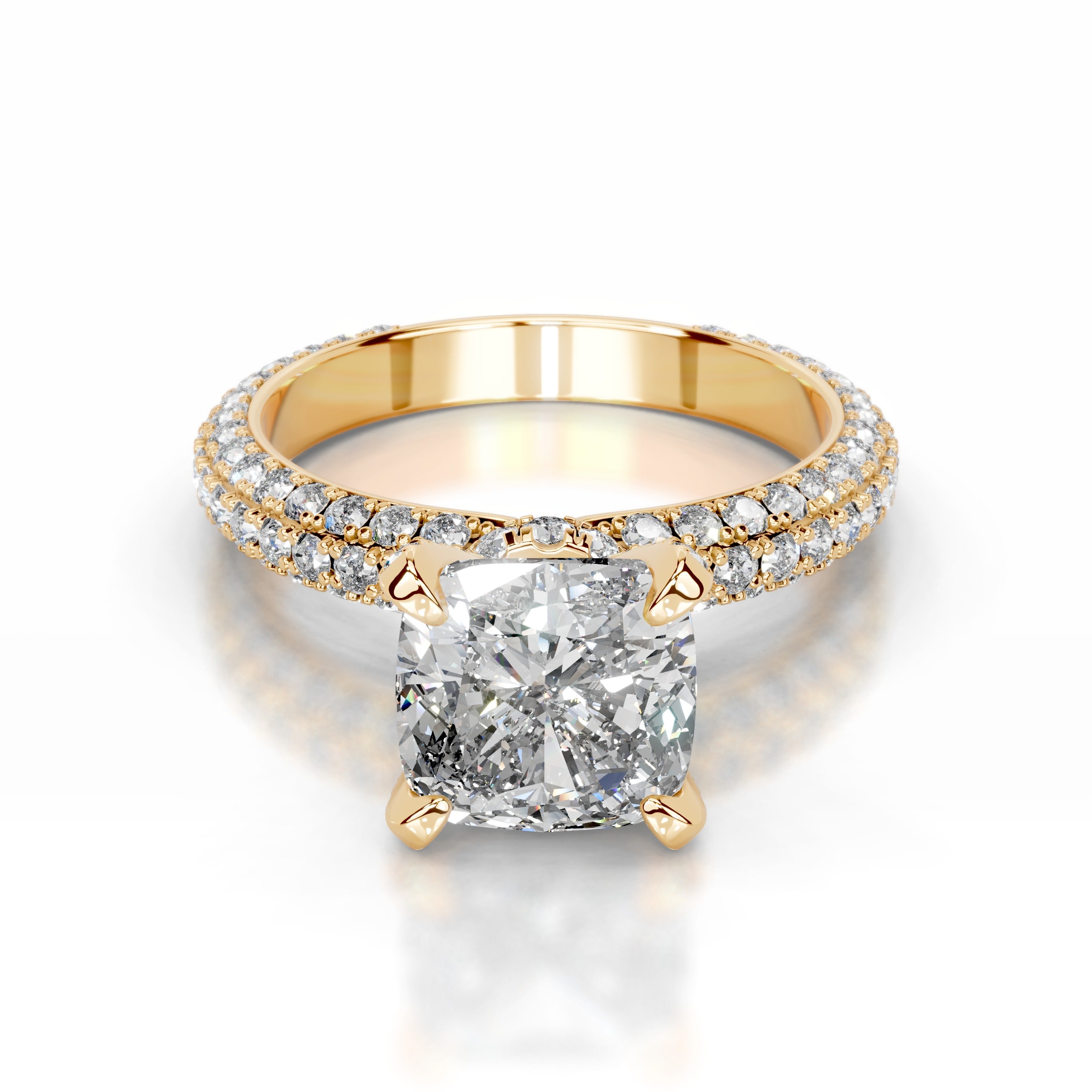 Milly Lab Grown Diamond Ring - 18K Yellow Gold