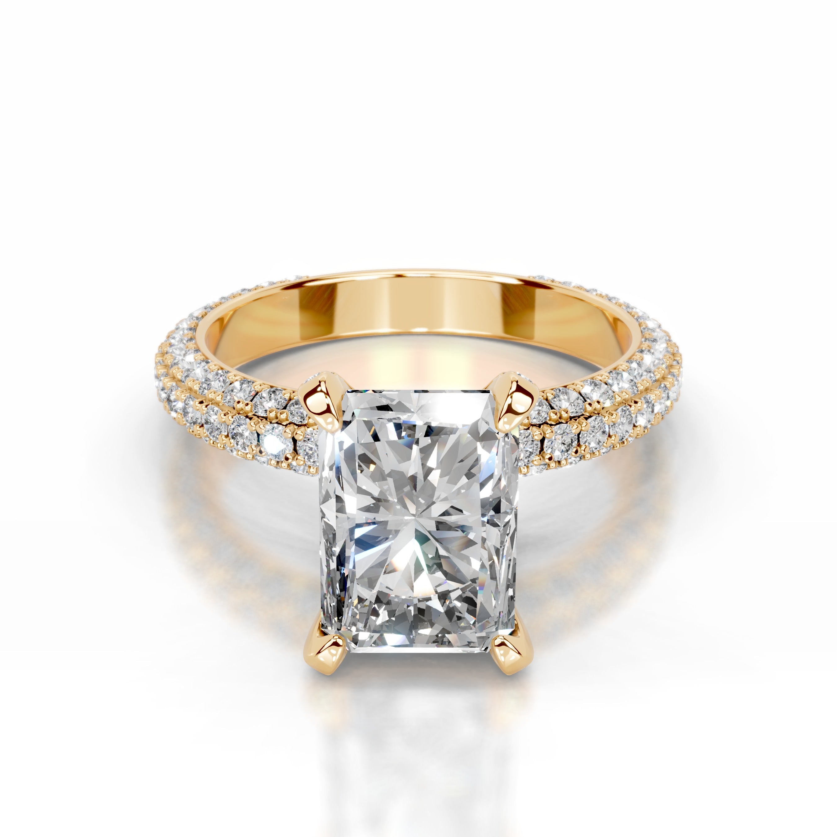 Milly Lab Grown Diamond Ring - 18K Yellow Gold