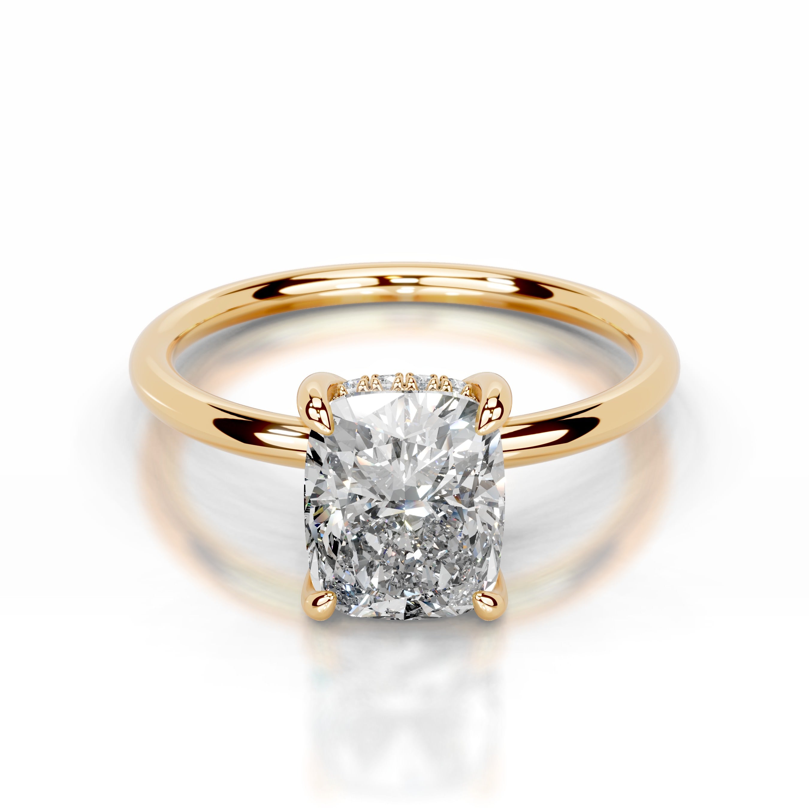 Willow Lab Grown Diamond Ring - 18K Yellow Gold