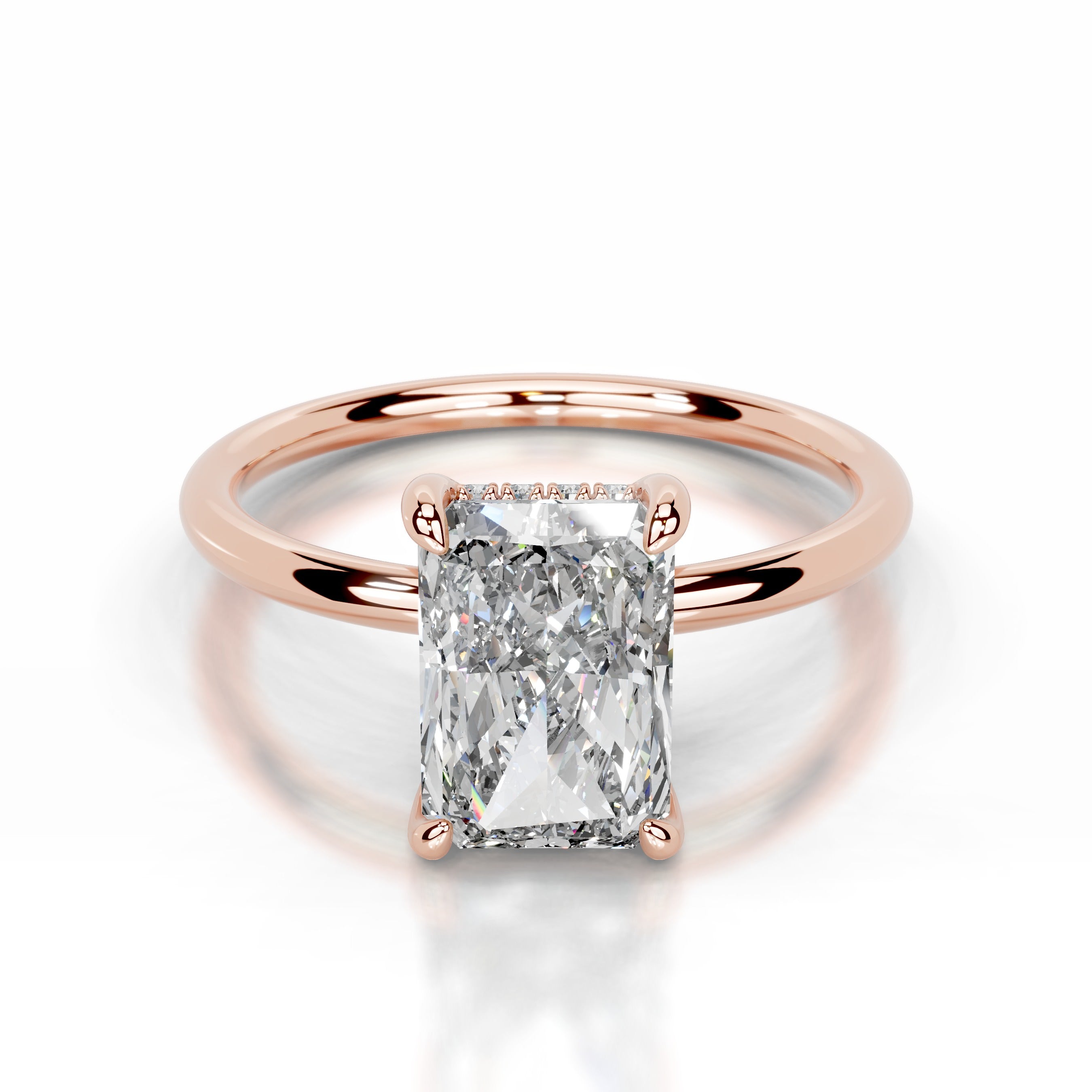 Willow Lab Grown Diamond Ring - 14K Rose Gold