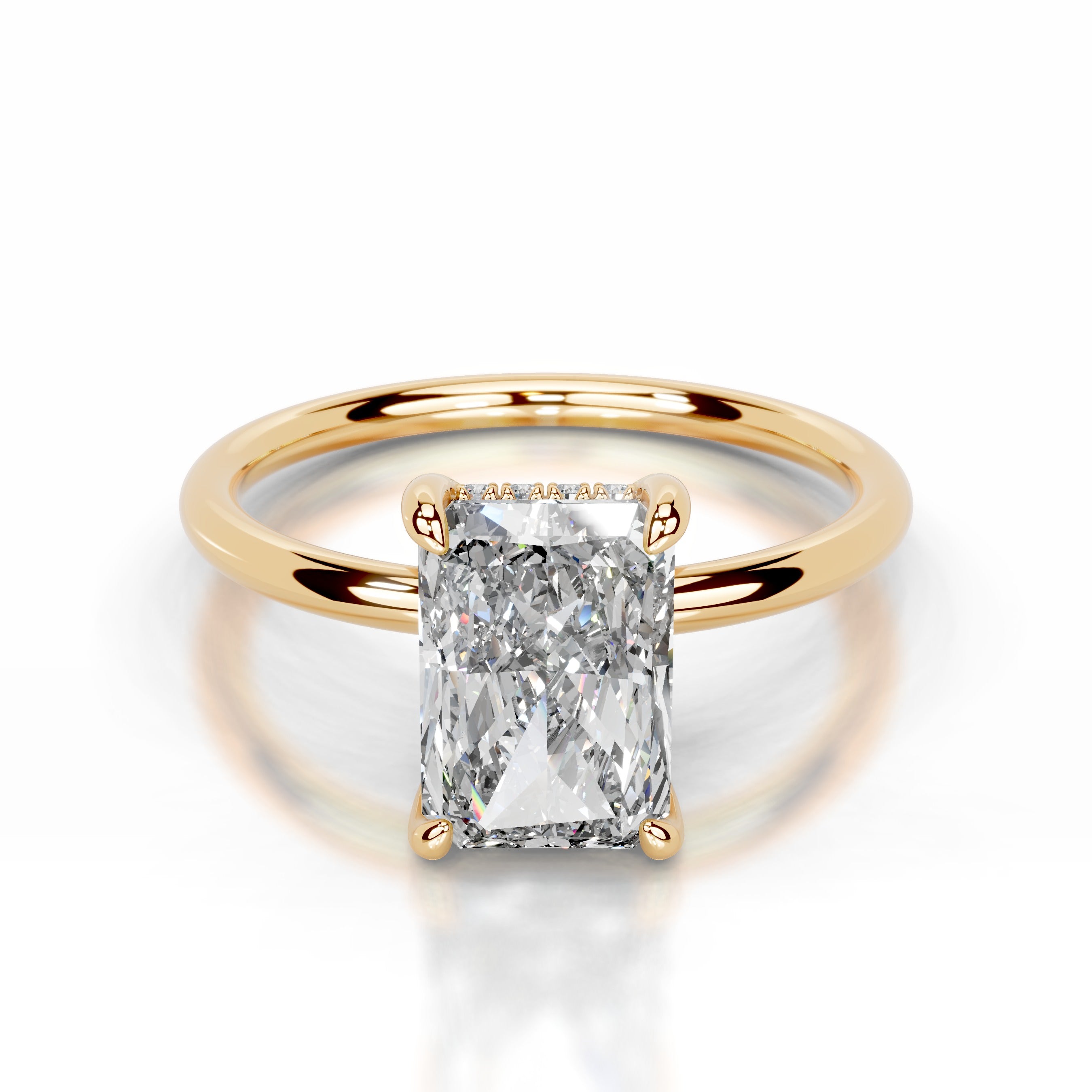 Willow Lab Grown Diamond Ring - 18K Yellow Gold