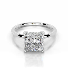 Willow Lab Grown Diamond Ring Princess - Platinum