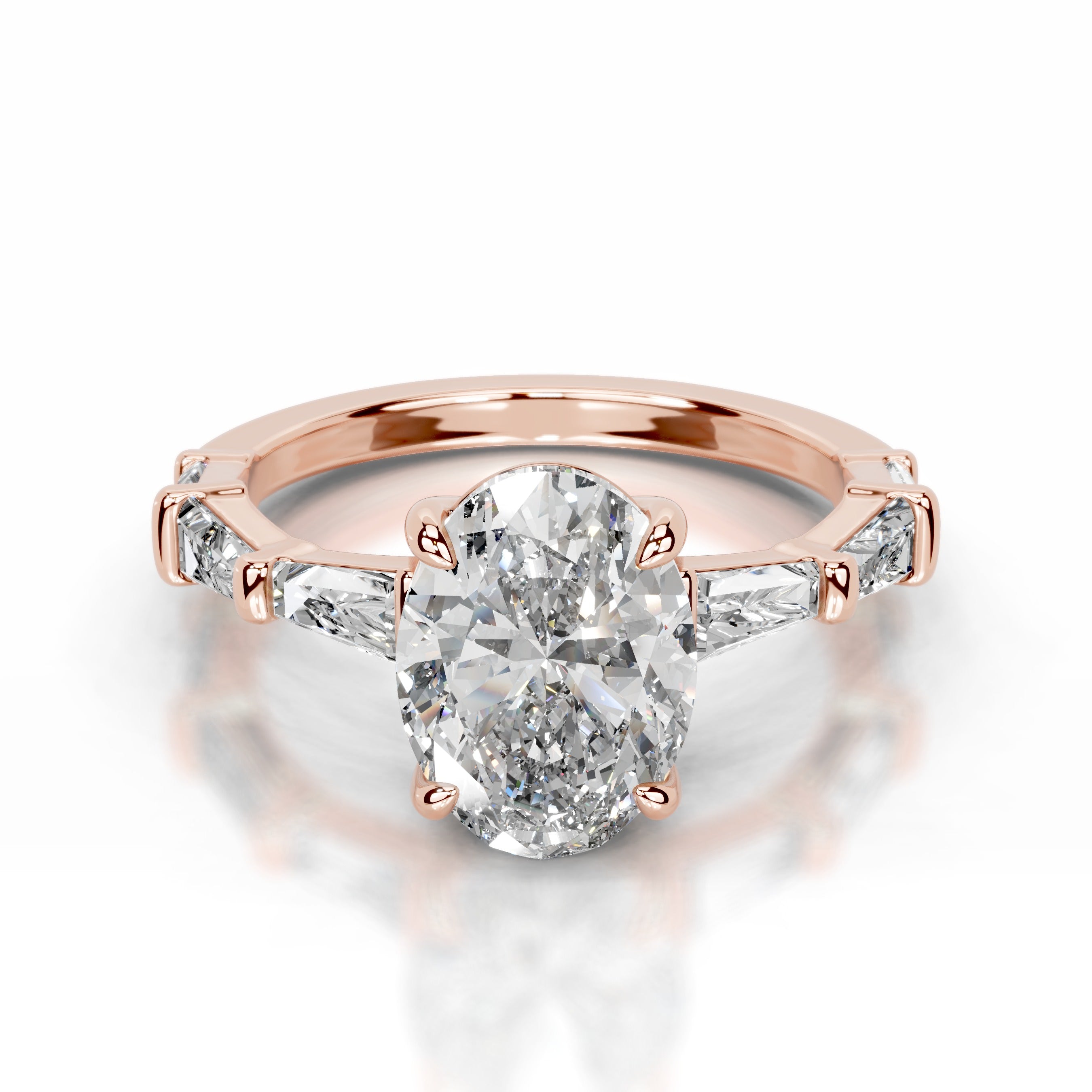 Nidia Lab Grown Diamond Ring - 14K Rose Gold