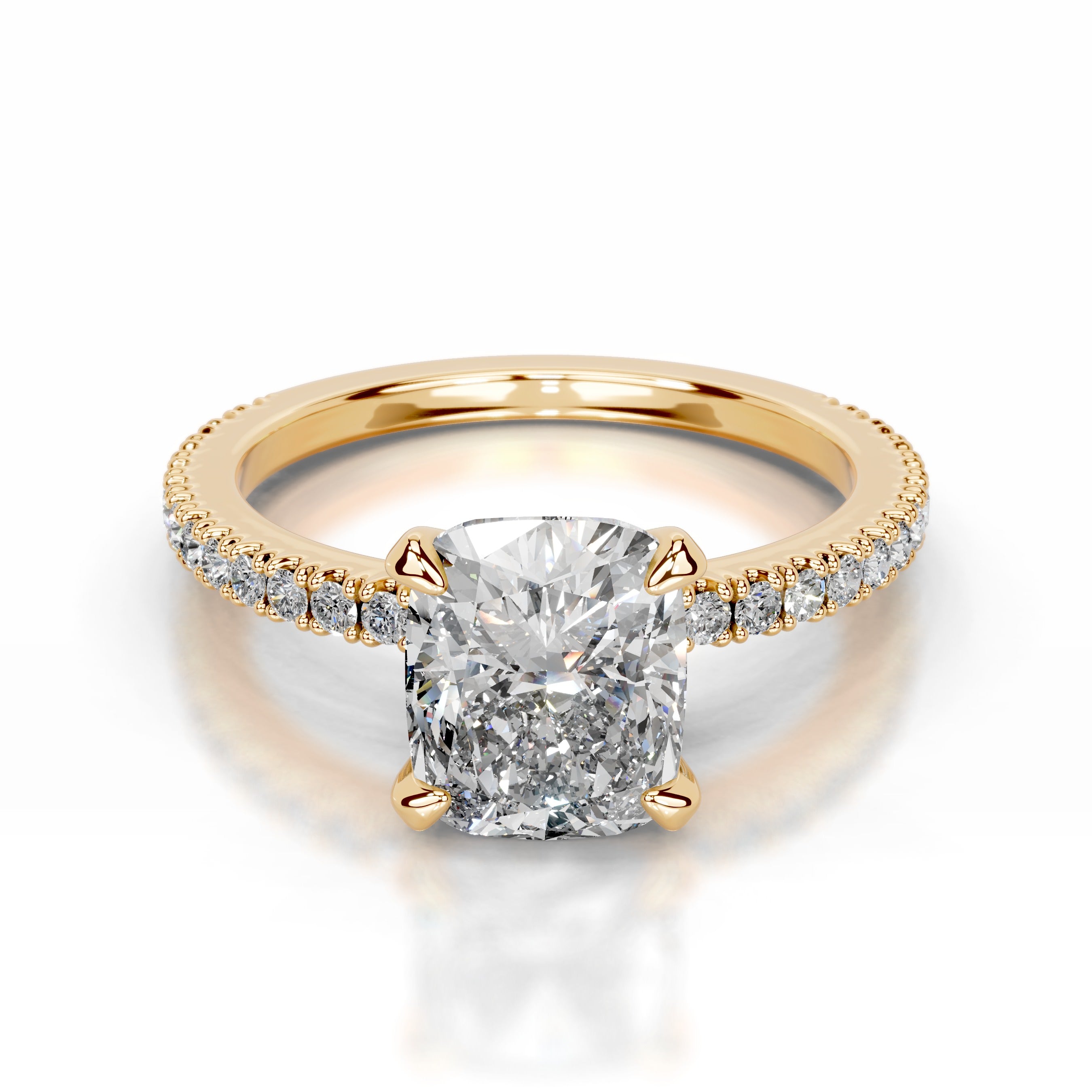 Luisana Lab Grown Diamond Ring - 18K Yellow Gold