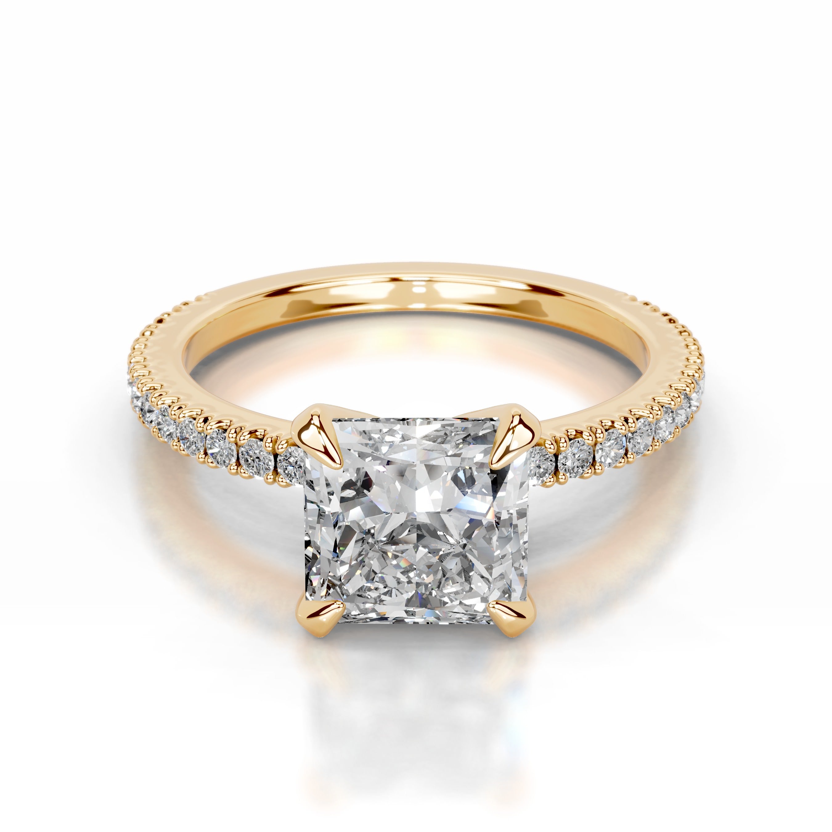 Luisana Lab Grown Diamond Ring - 18K Yellow Gold