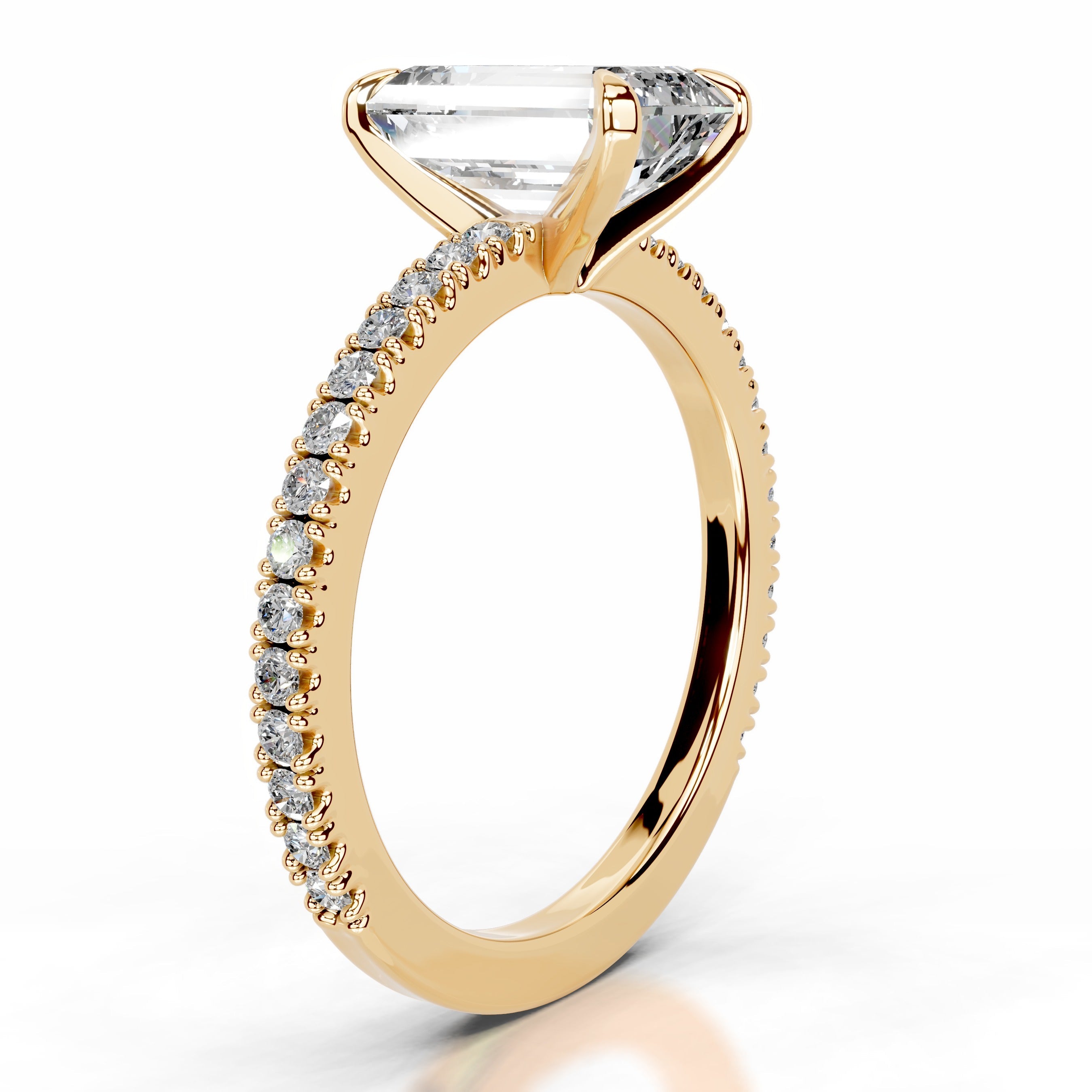 Luisana Lab Grown Diamond Ring - 18K Yellow Gold (RTS)
