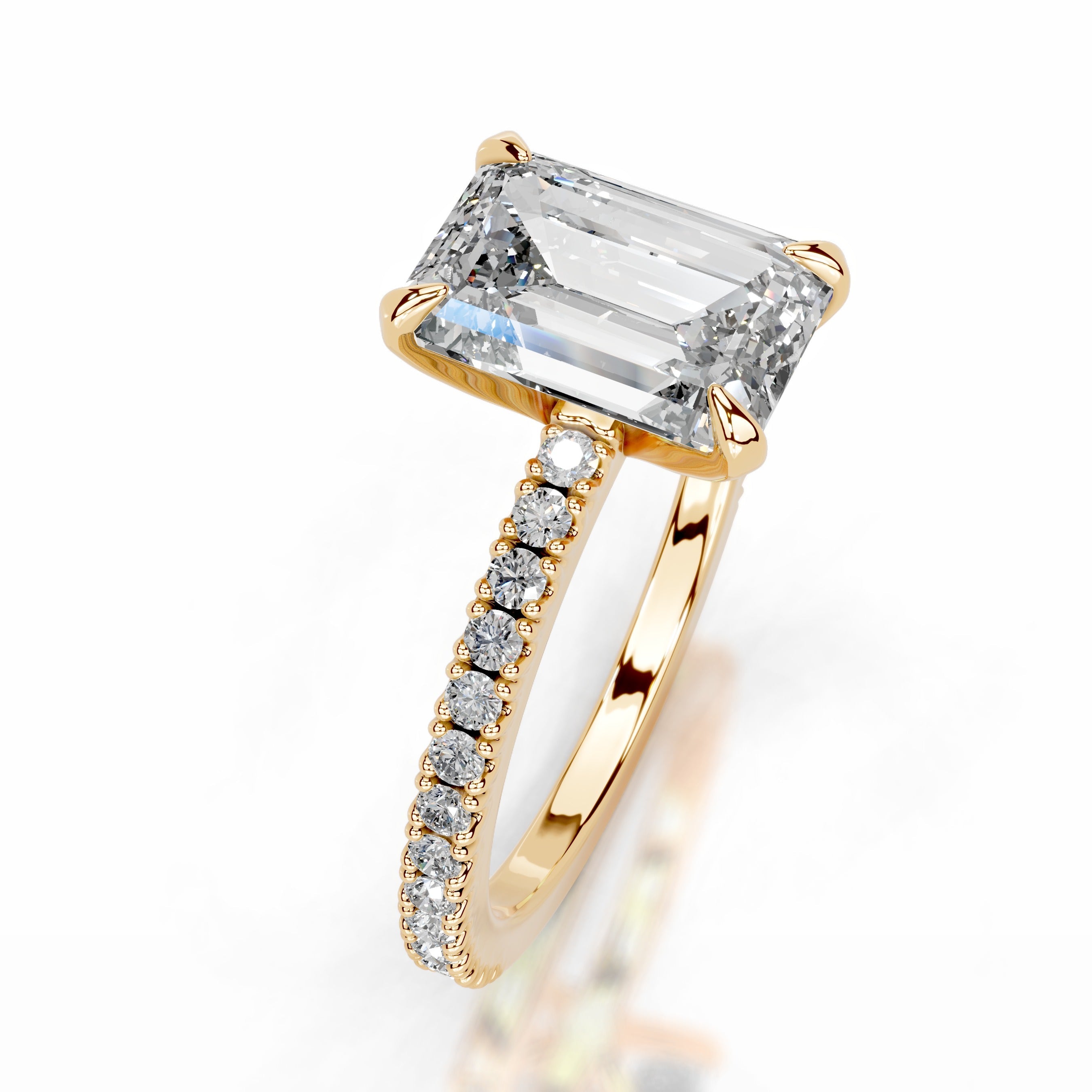 Luisana Lab Grown Diamond Ring - 18K Yellow Gold (RTS)
