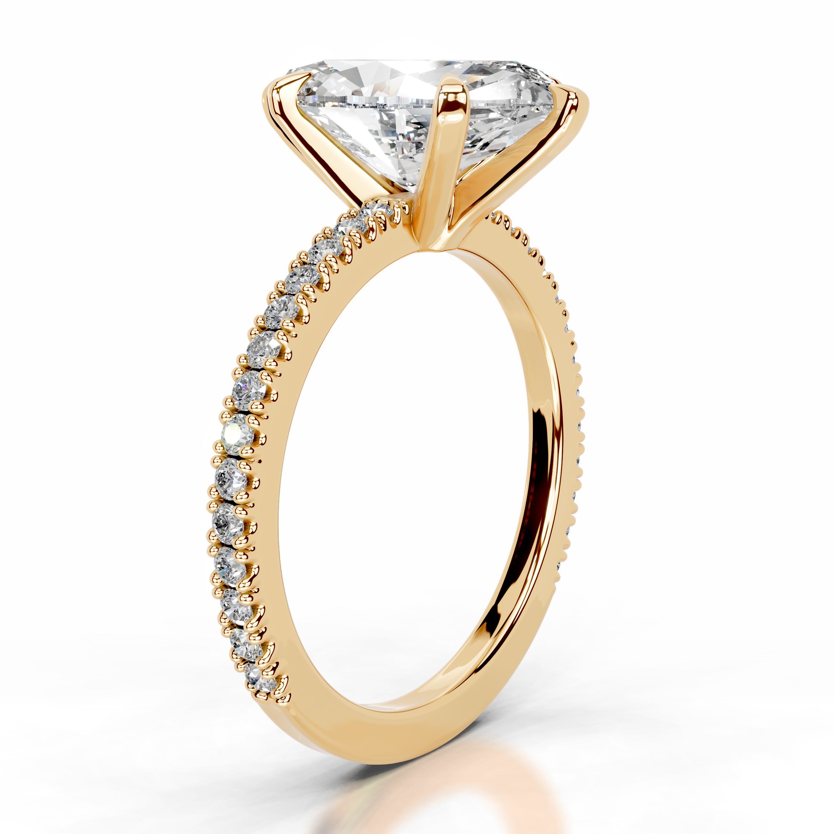 Luisana Lab Grown Diamond Ring - 18K Yellow Gold