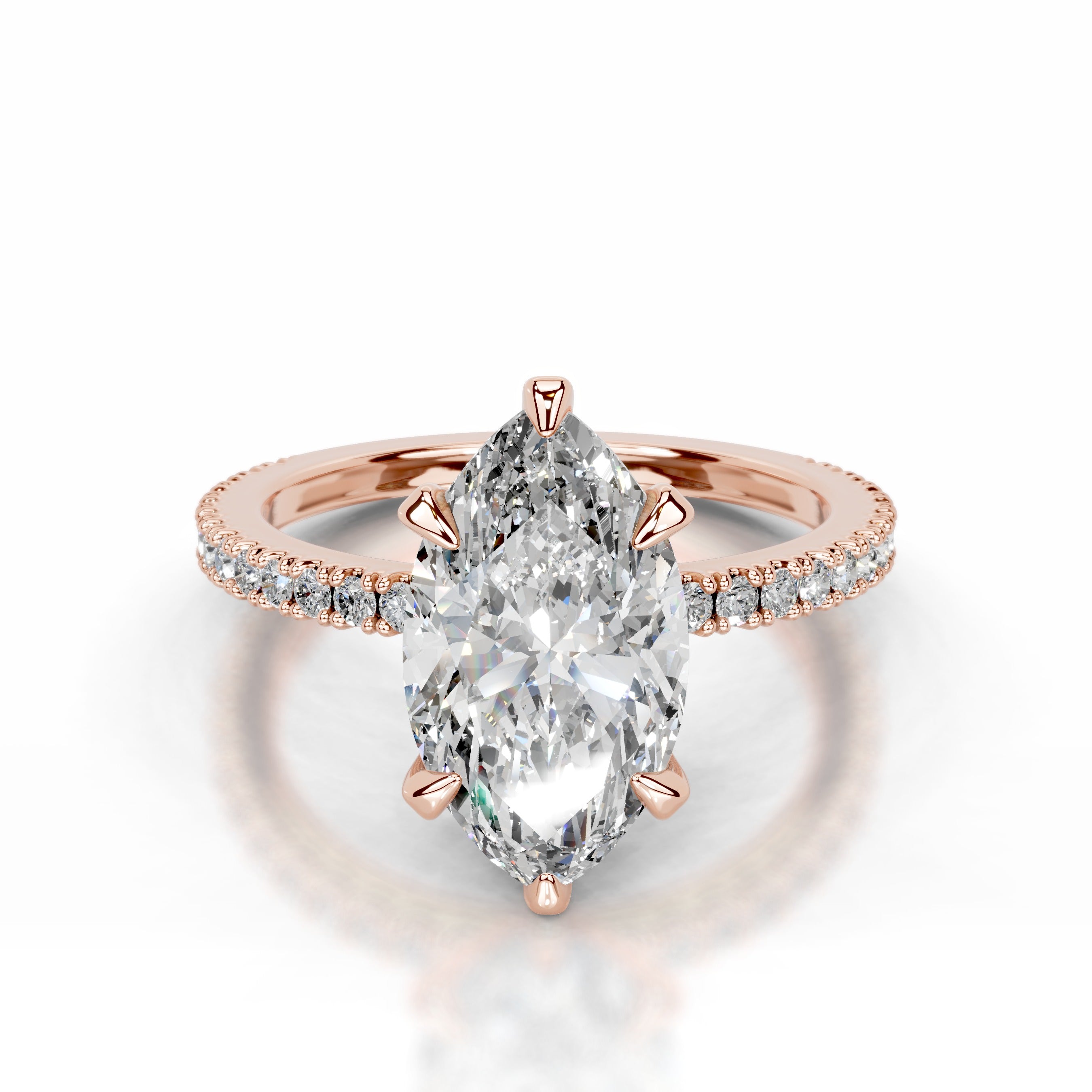 Luisana Lab Grown Diamond Ring - 14K Rose Gold