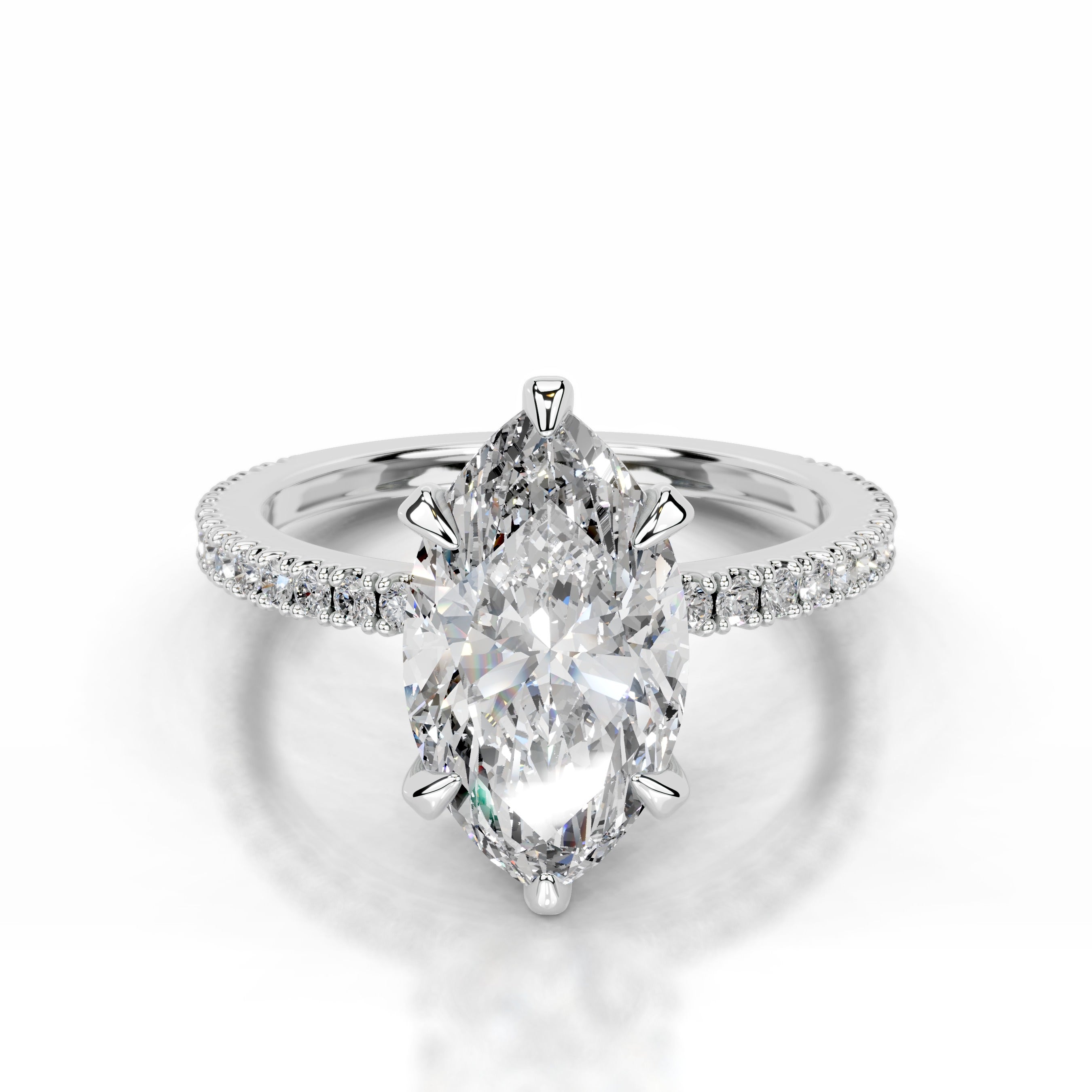 Luisana Lab Grown Diamond Ring - 18K White Gold (RTS)