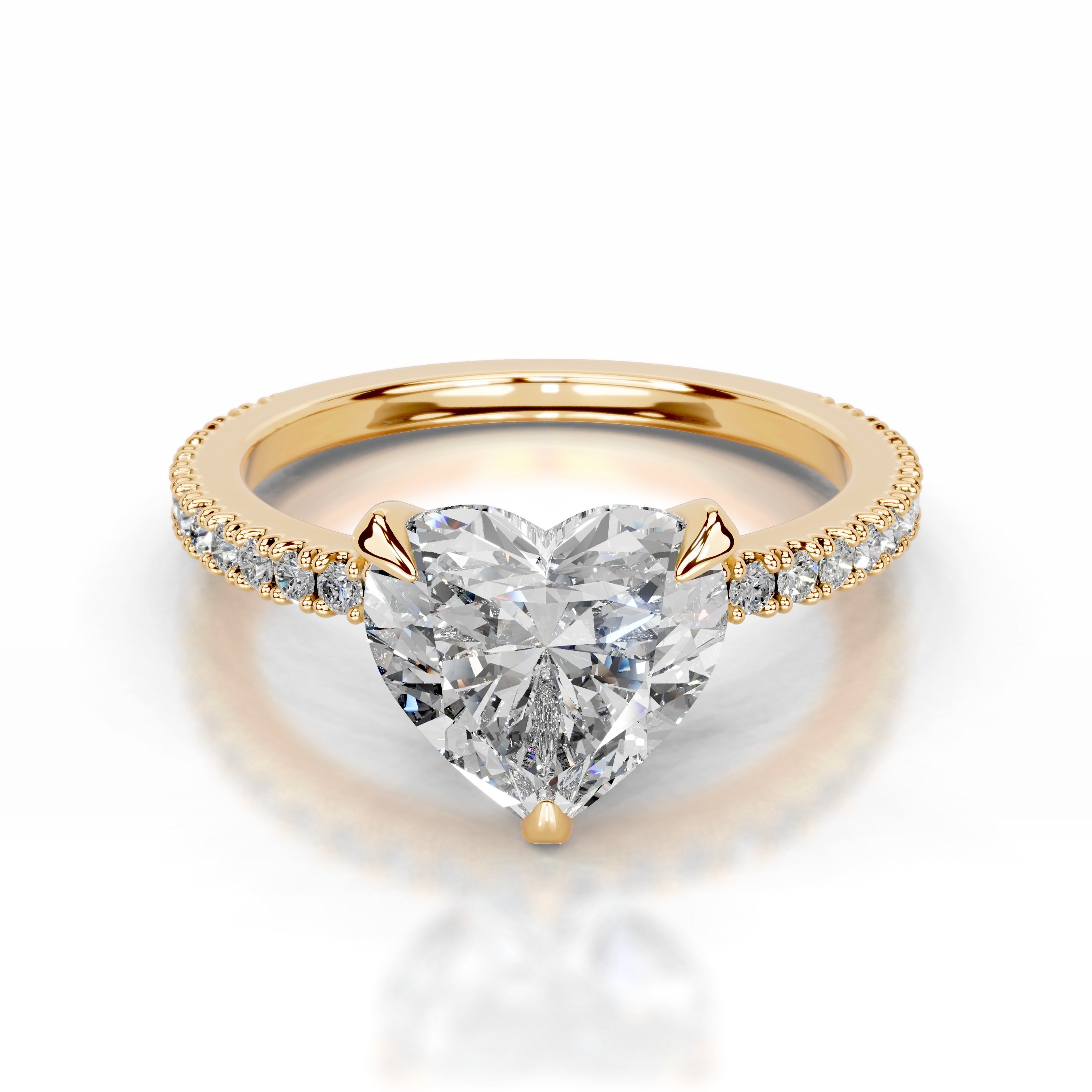 Luisana Lab Grown Diamond Ring - 18K Yellow Gold