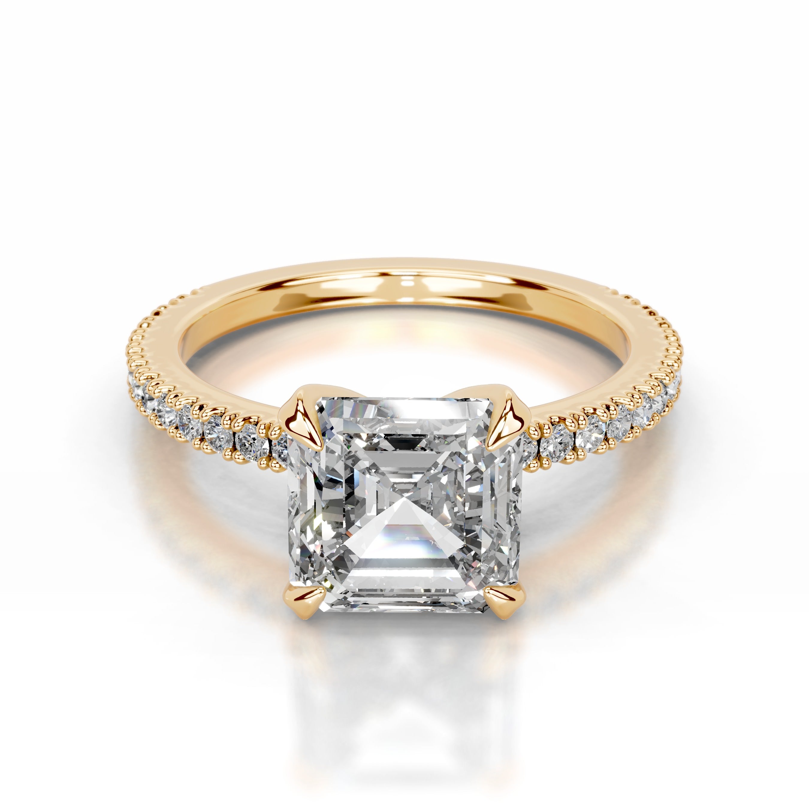 Luisana Lab Grown Diamond Ring - 18K Yellow Gold