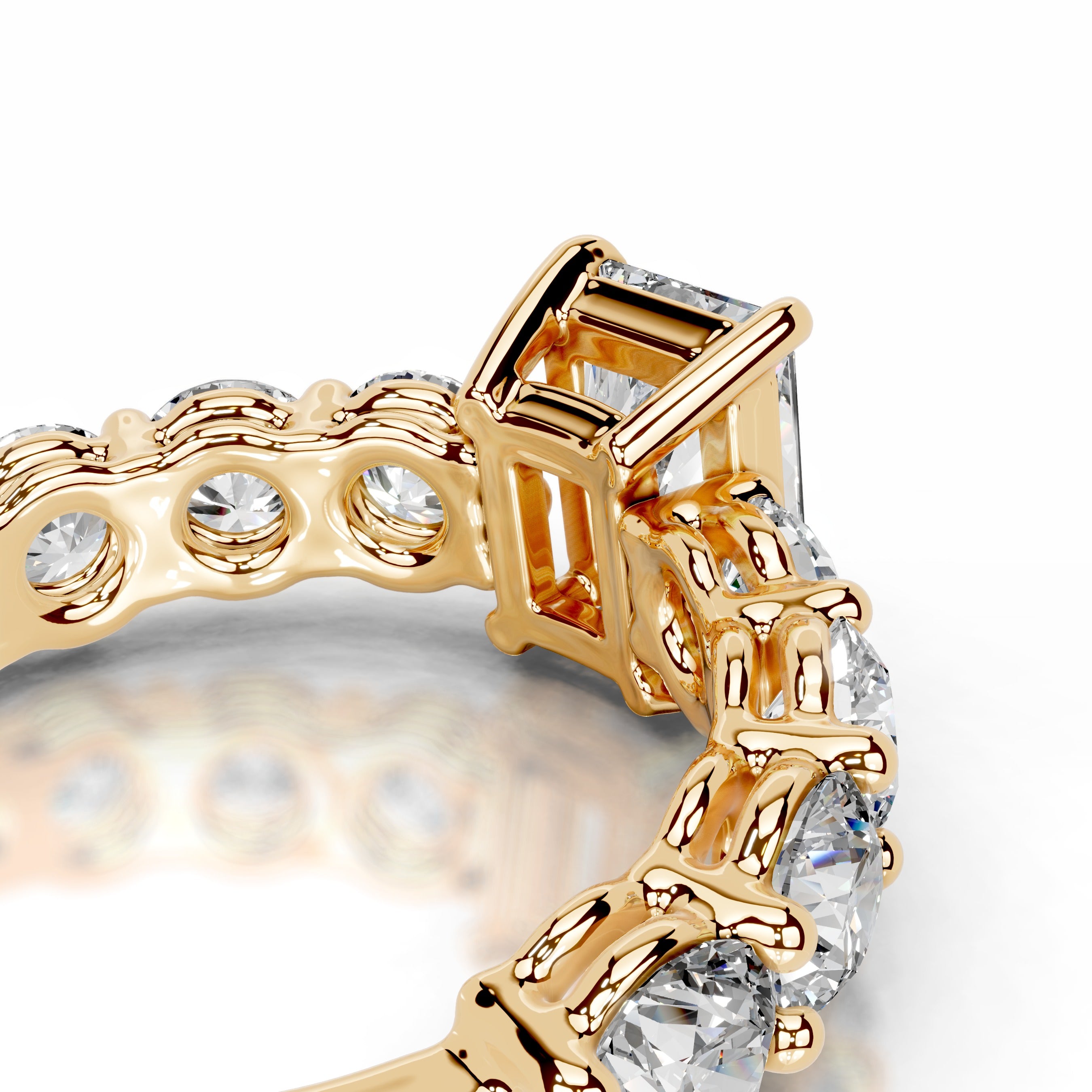 Odin Lab Grown Diamond Ring - 18K Yellow Gold