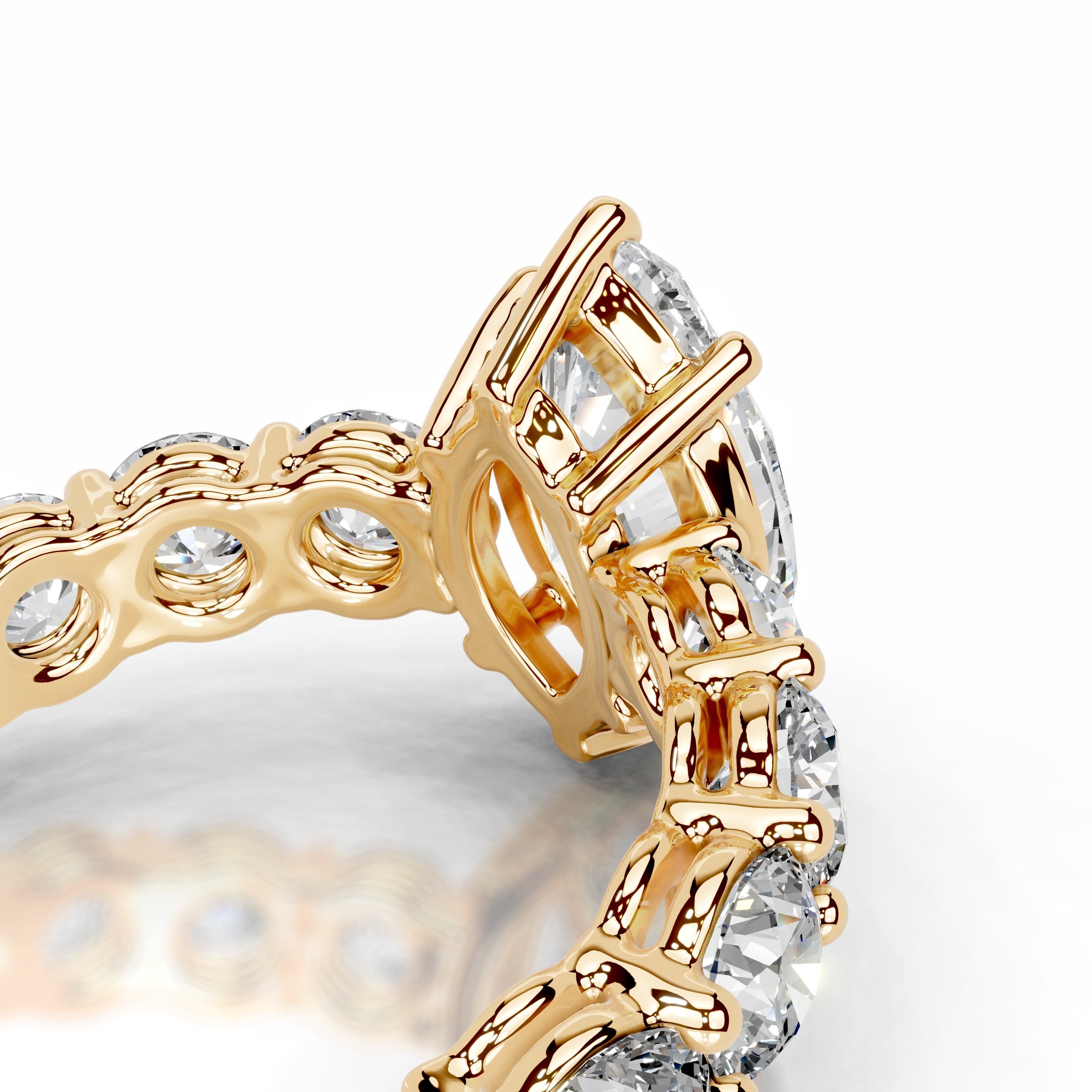 Odin Lab Grown Diamond Ring - 18K Yellow Gold (RTS)