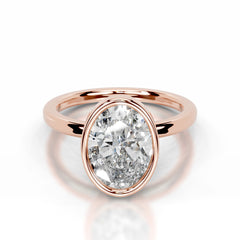 Dima Lab Grown Diamond Ring Oval - 14K Rose Gold