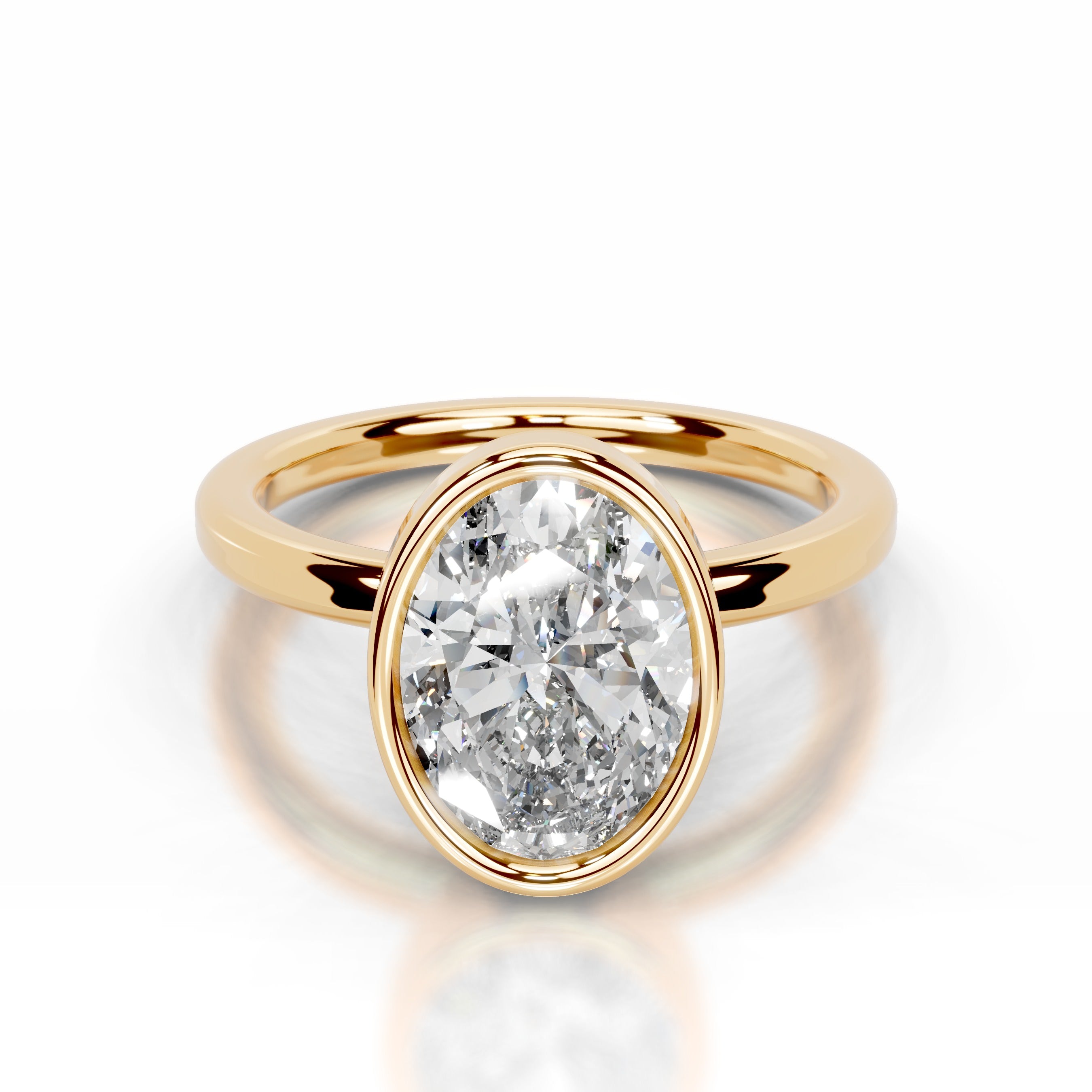 Dima  Lab Grown Diamond Ring - 18K Yellow Gold