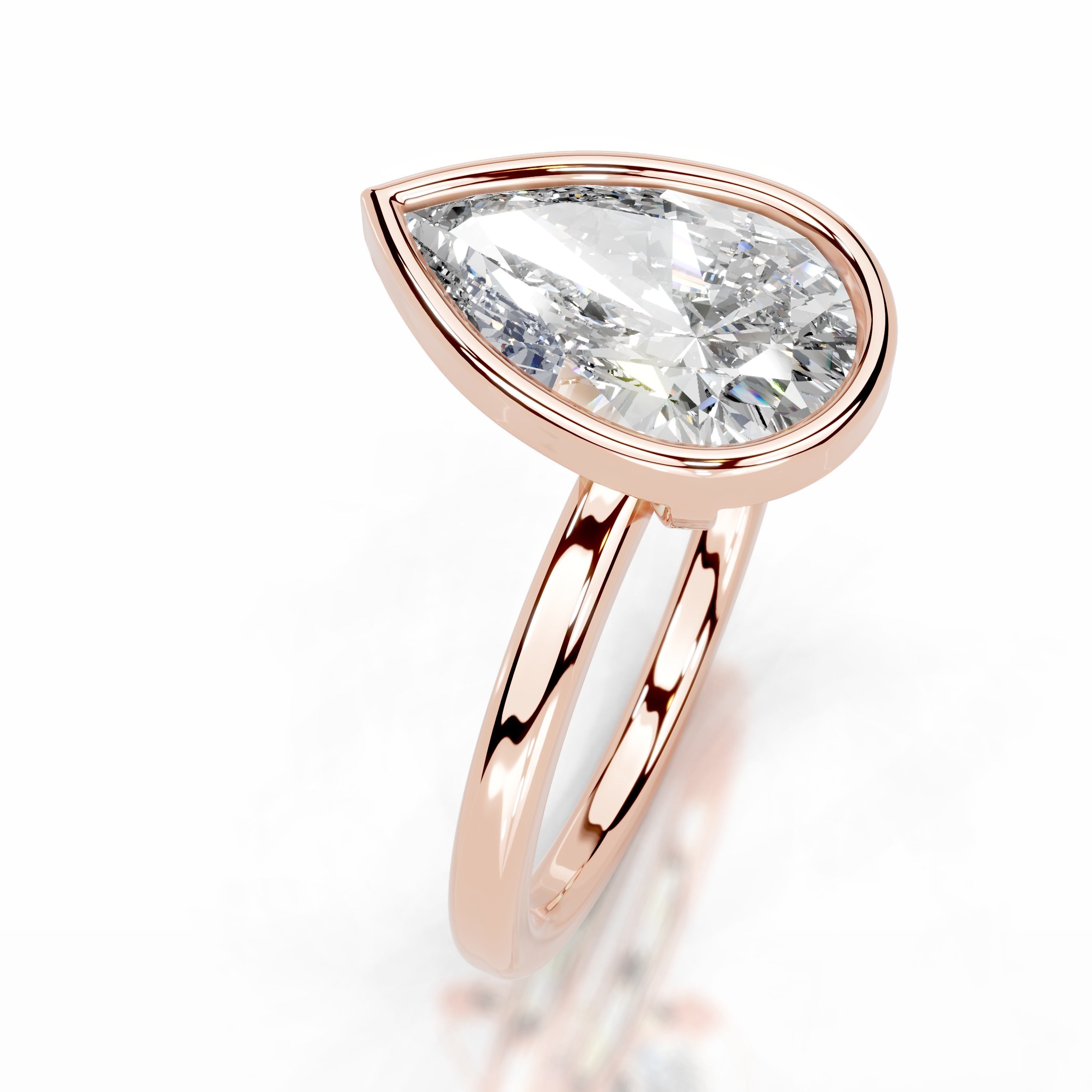 Dima Lab Grown Diamond Ring - 14K Rose Gold (RTS)