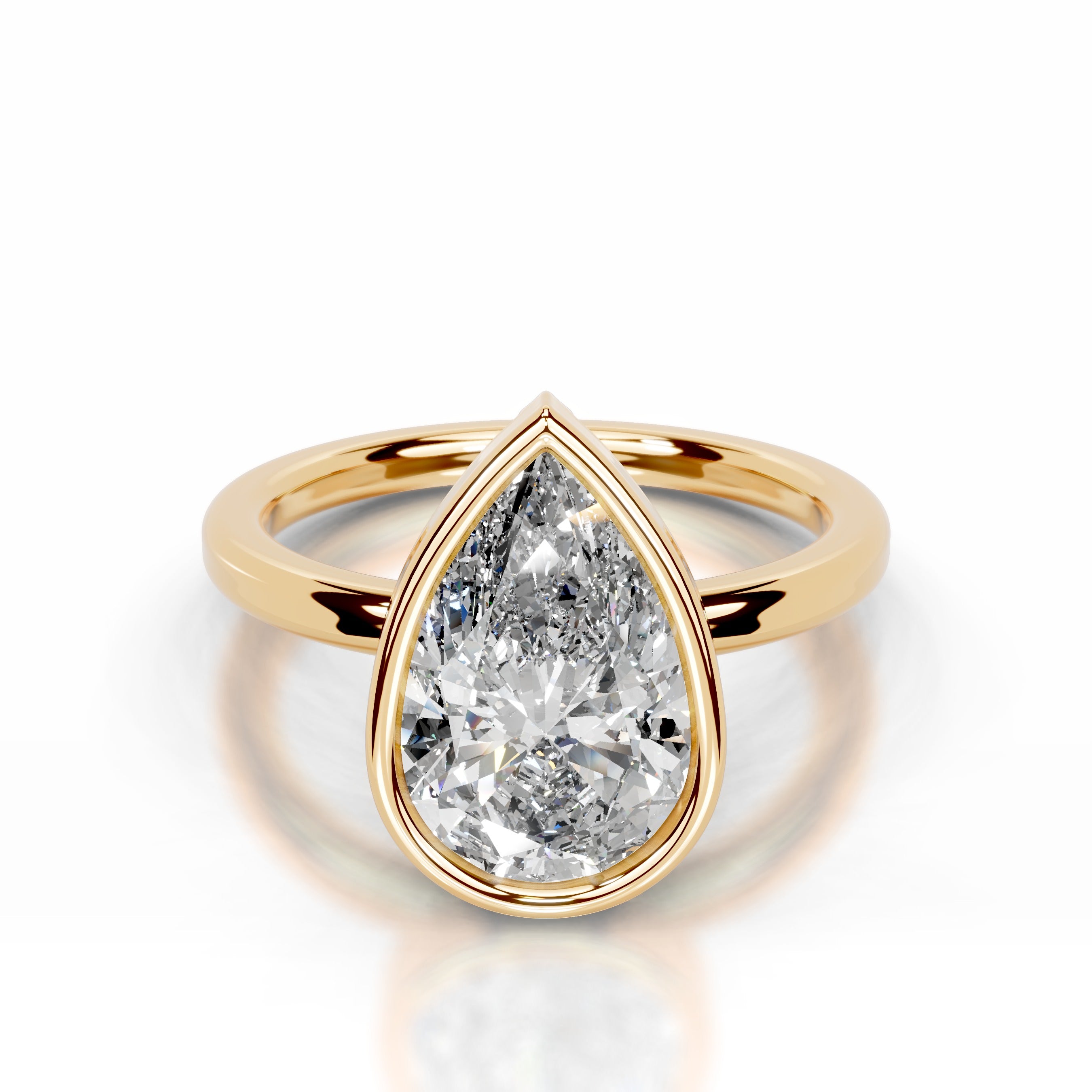 Dima Lab Grown Diamond Ring - 18K Yellow Gold