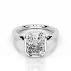 Dima Lab Grown Diamond Ring Elongated Cushion - 14K White Gold